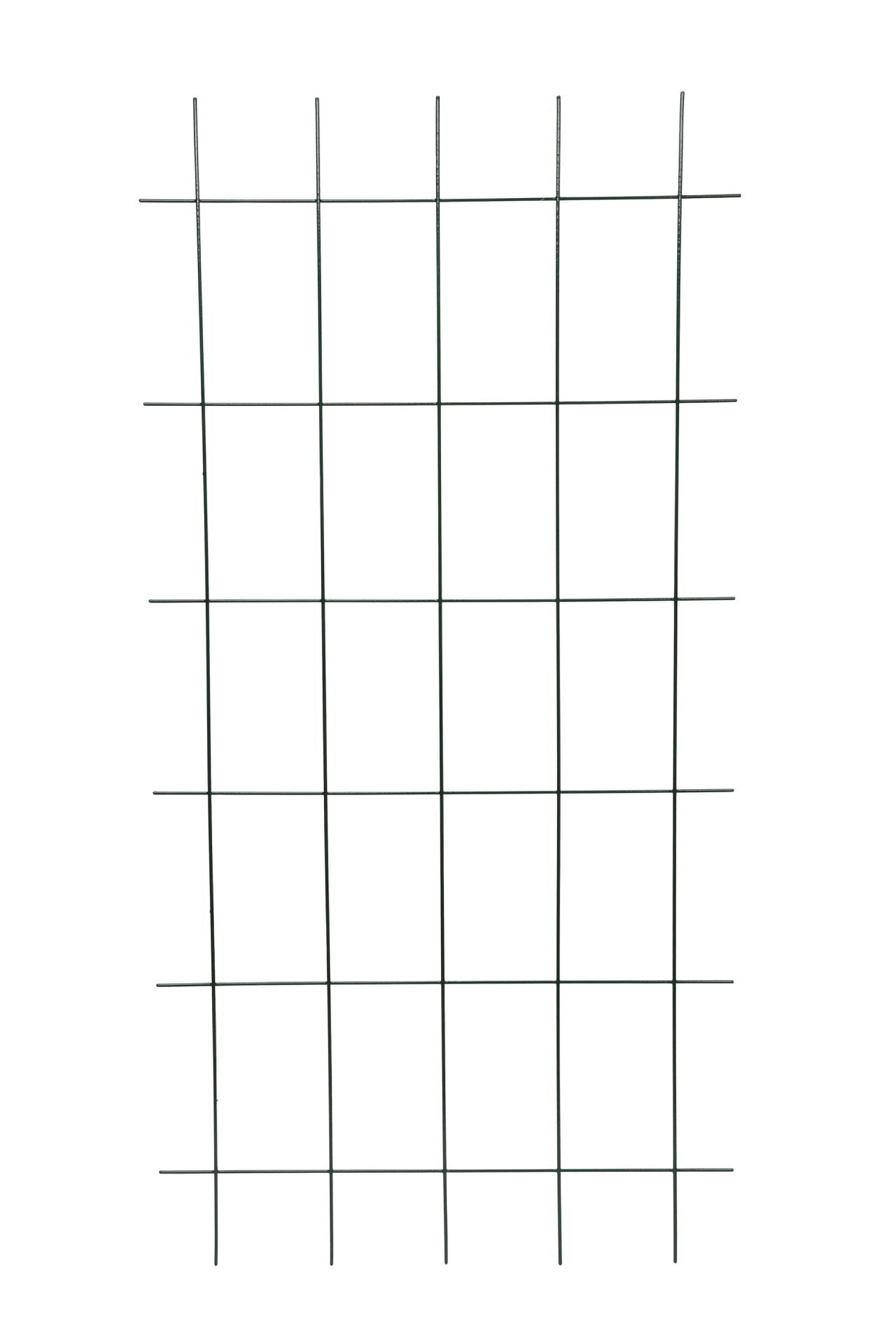 Draht Gitterspalier grün, 75x150 cm, eckig