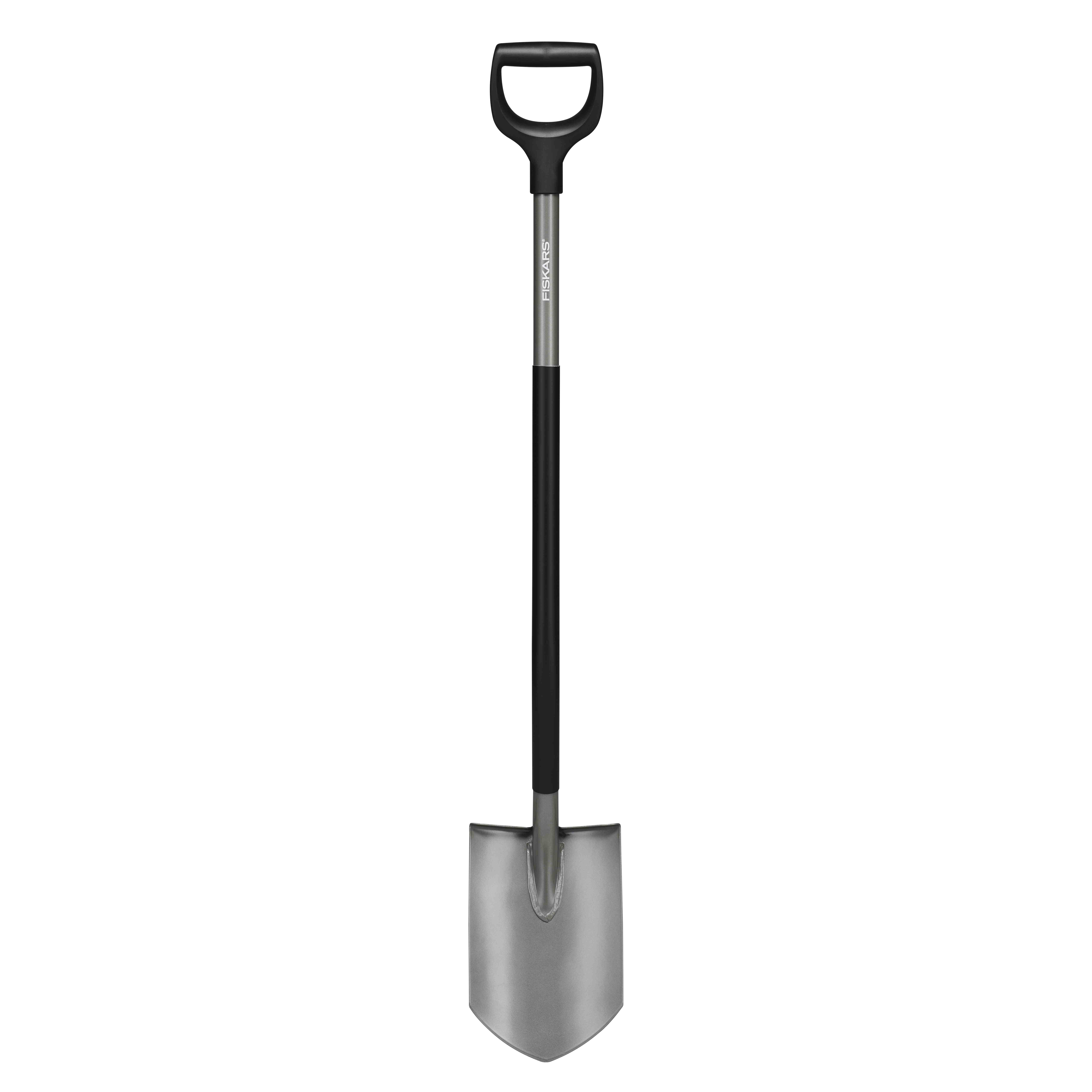 Fiskars Ergonomic Spaten Spitz Grey Ergonomic Spaten Spitz Grey