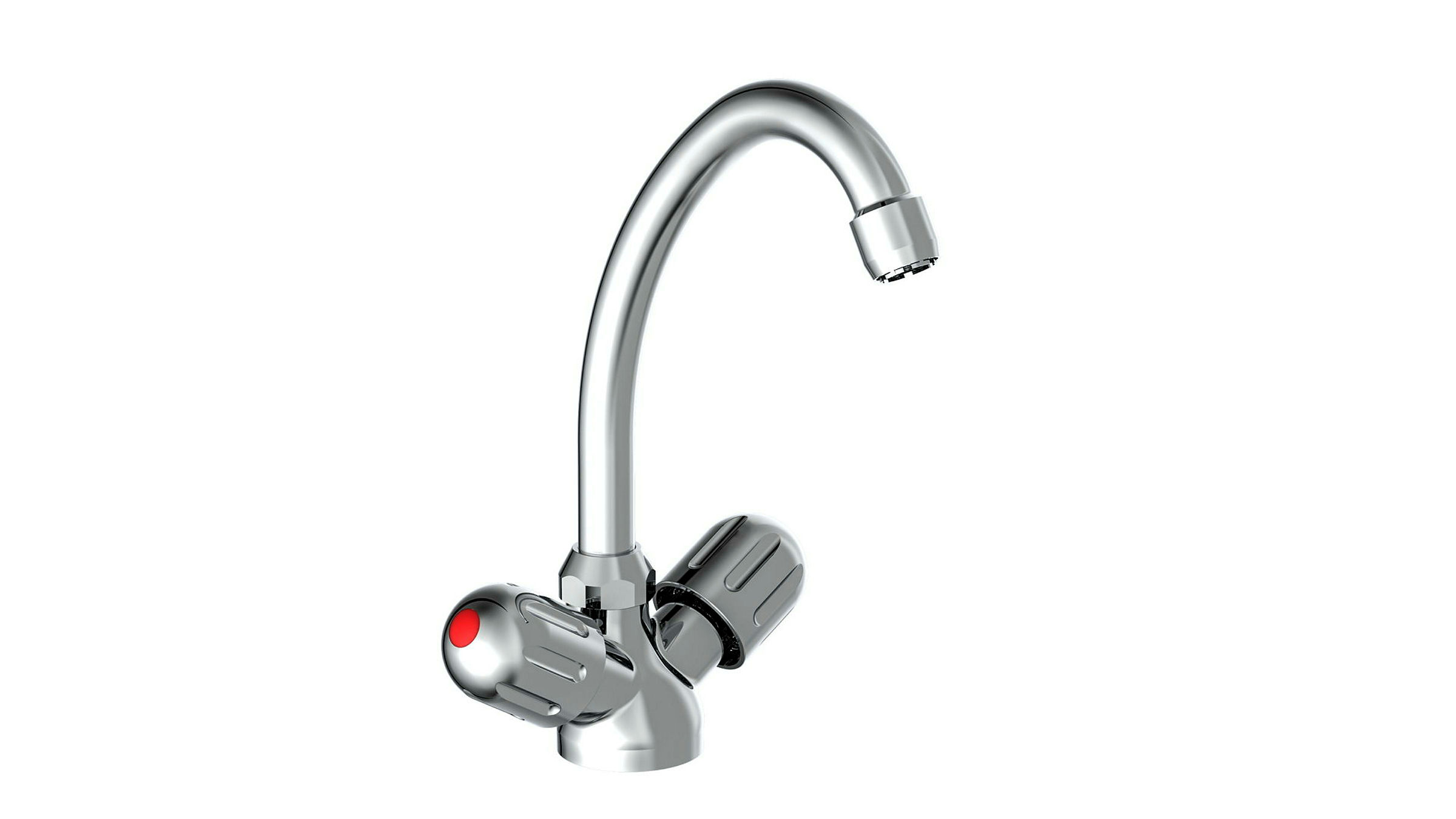PERUZZI Spültischarmatur Niederdruck, Chrom