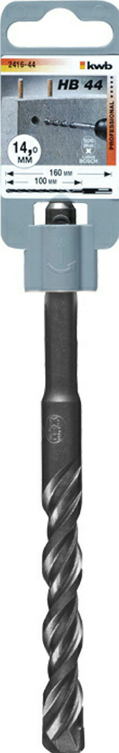 HB 44 SDS plus Hammerbohrer, 160/100 mm, ø 14.0 mm
