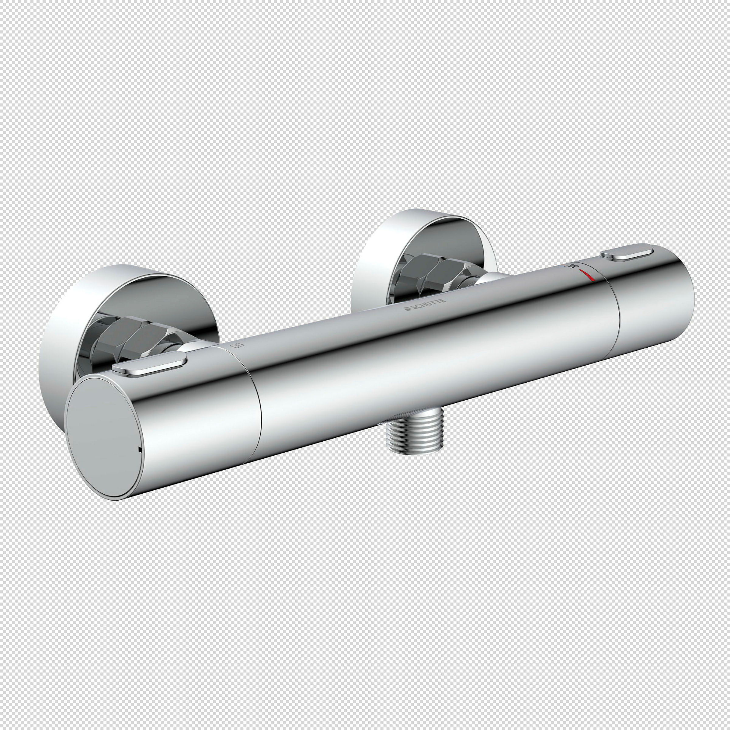 LOS ANGELES Thermostat Duscharmatur, Chrom