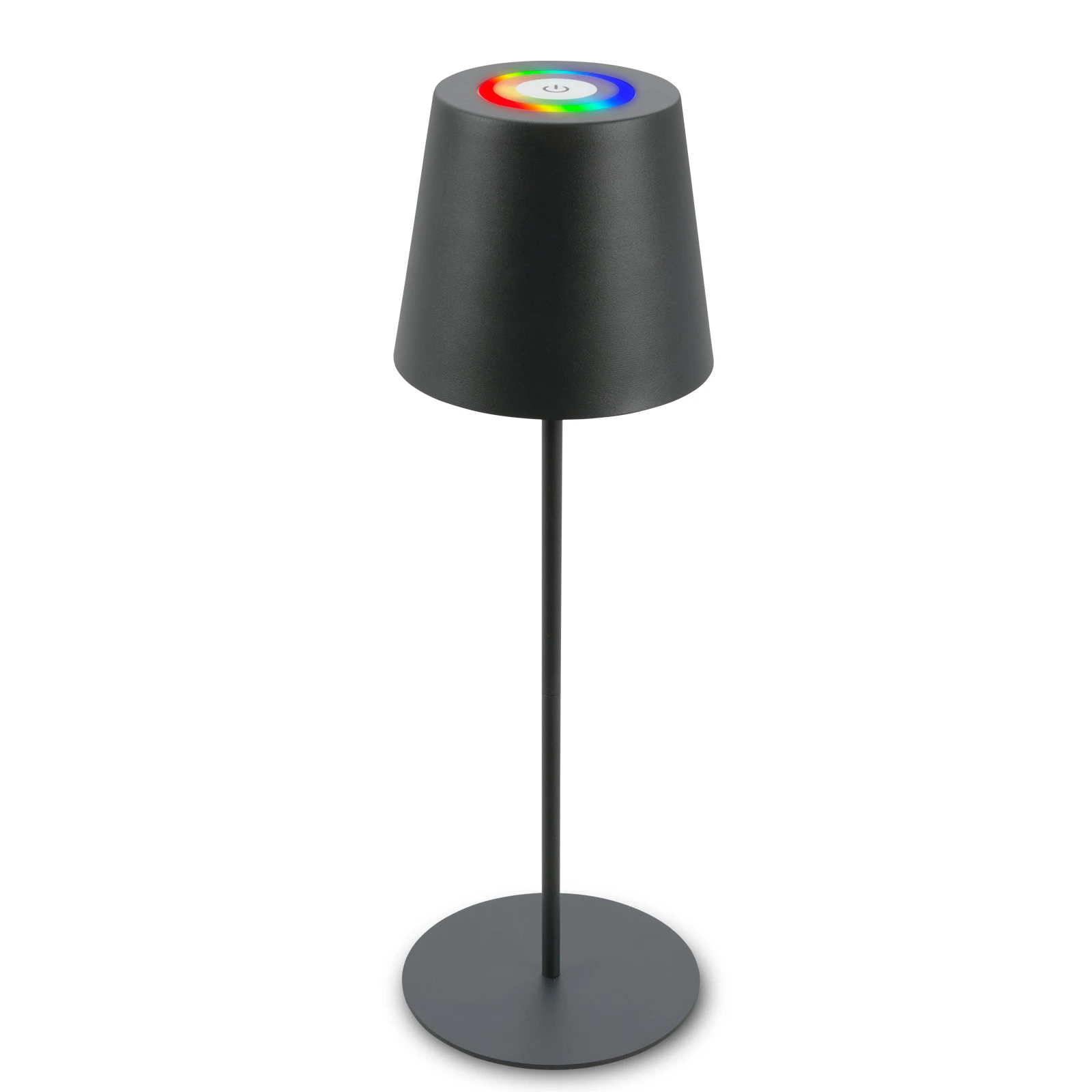 RGB/W Akku Tischleuchte, IP44, 2,5W, Anthrazit
