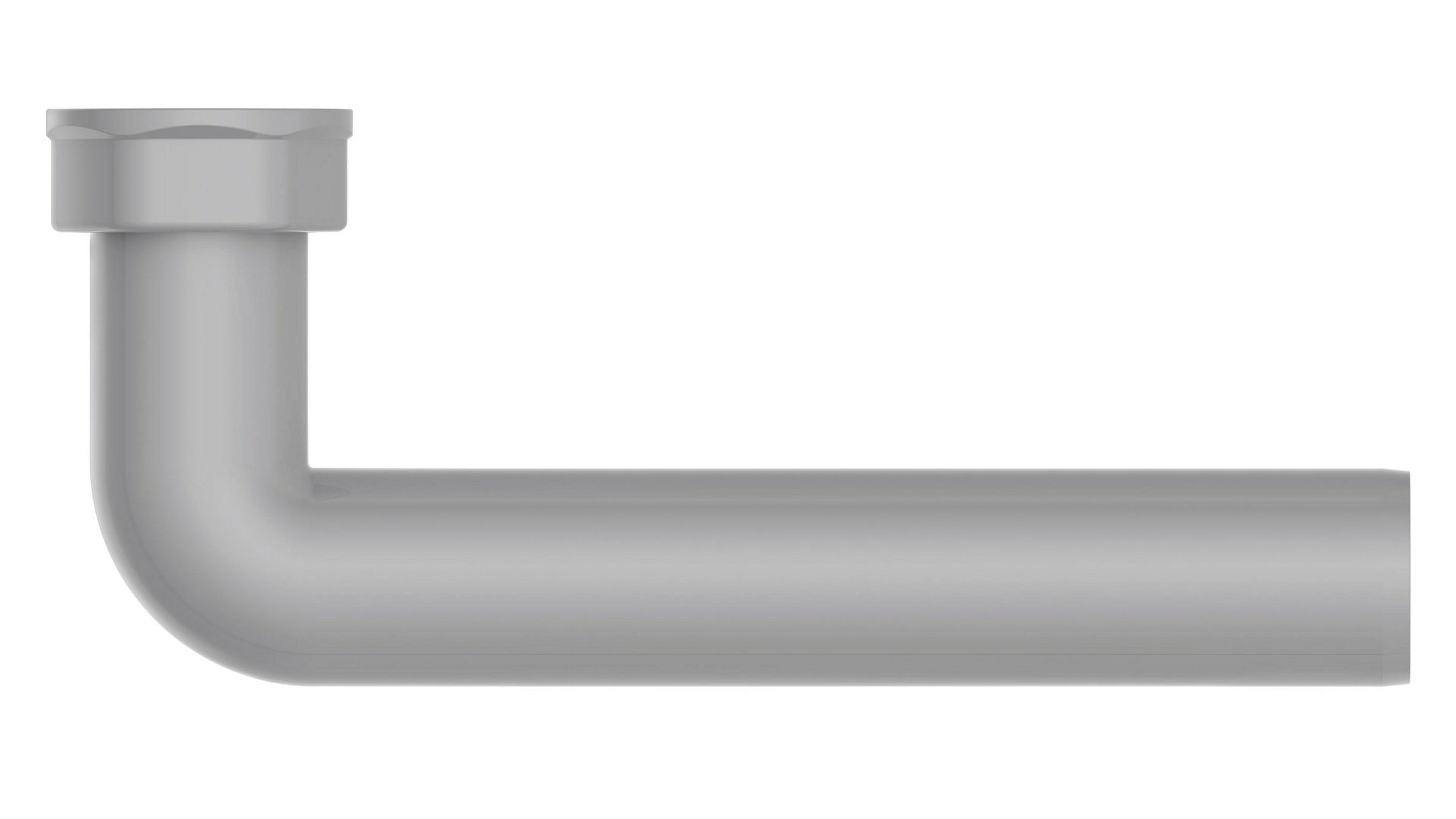 ECO-SAVE KS Abgangsbogen, Grau, 1 1/2''IG x 235 mm x 40 mm
