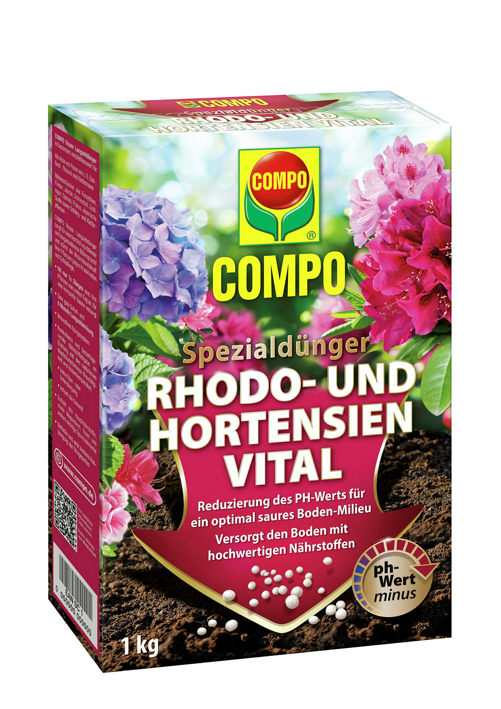 COMPO Vital für Hortensien & Rhododendren 1 kg