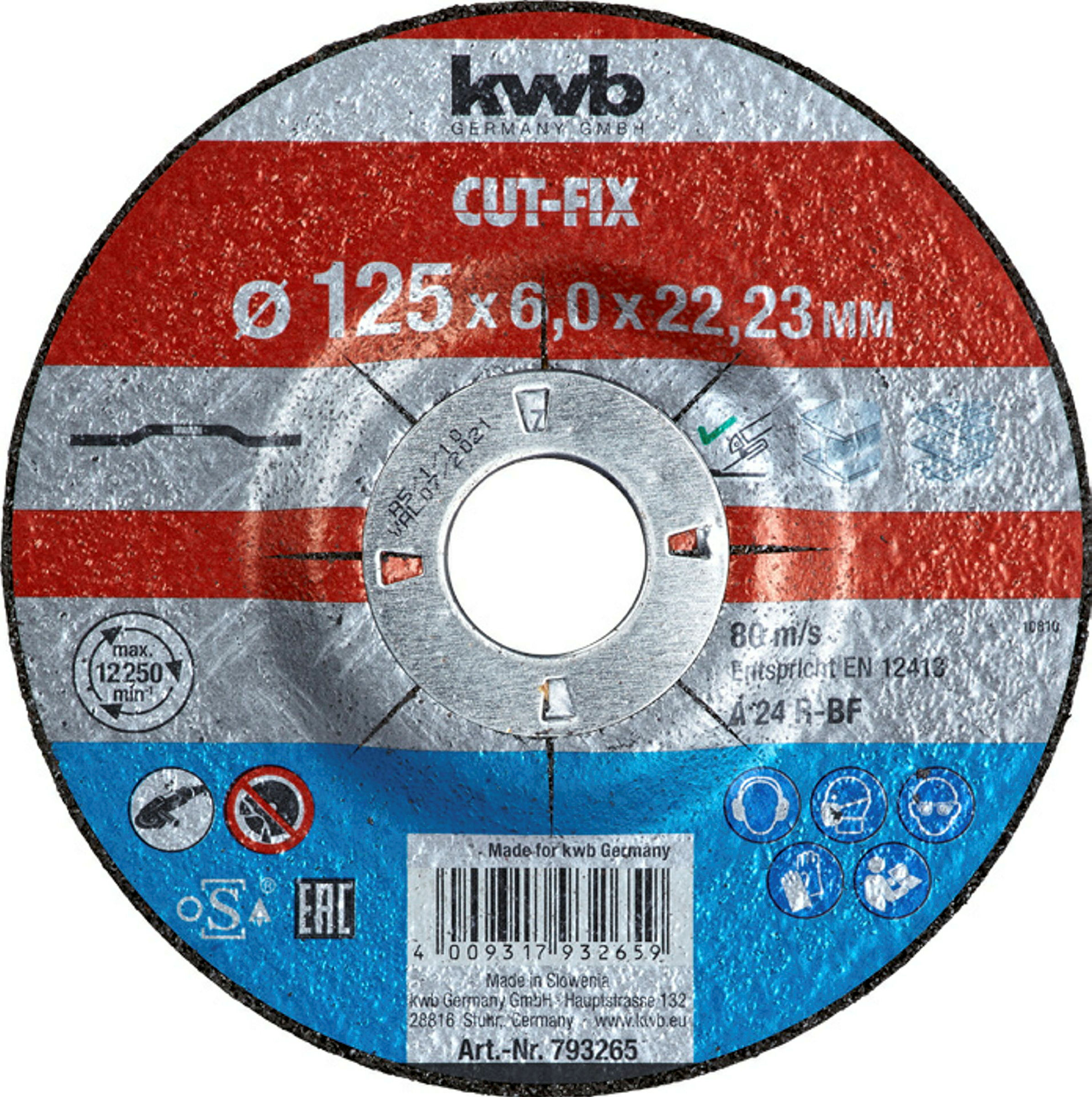 CUT-FIX® Schruppscheiben, Metallbearbeitung, ø 125 mm