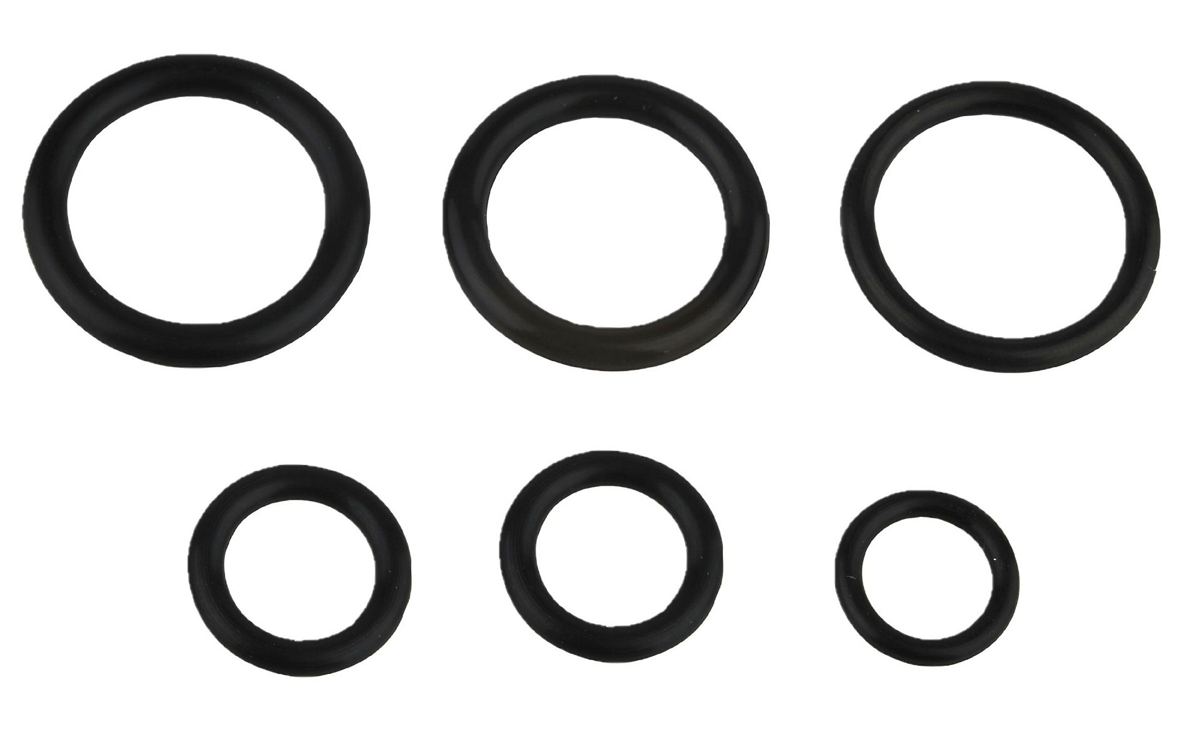 O-Ring, Gummi, für GROHE Oberteil 3/8'' und 1/2'' (6x)