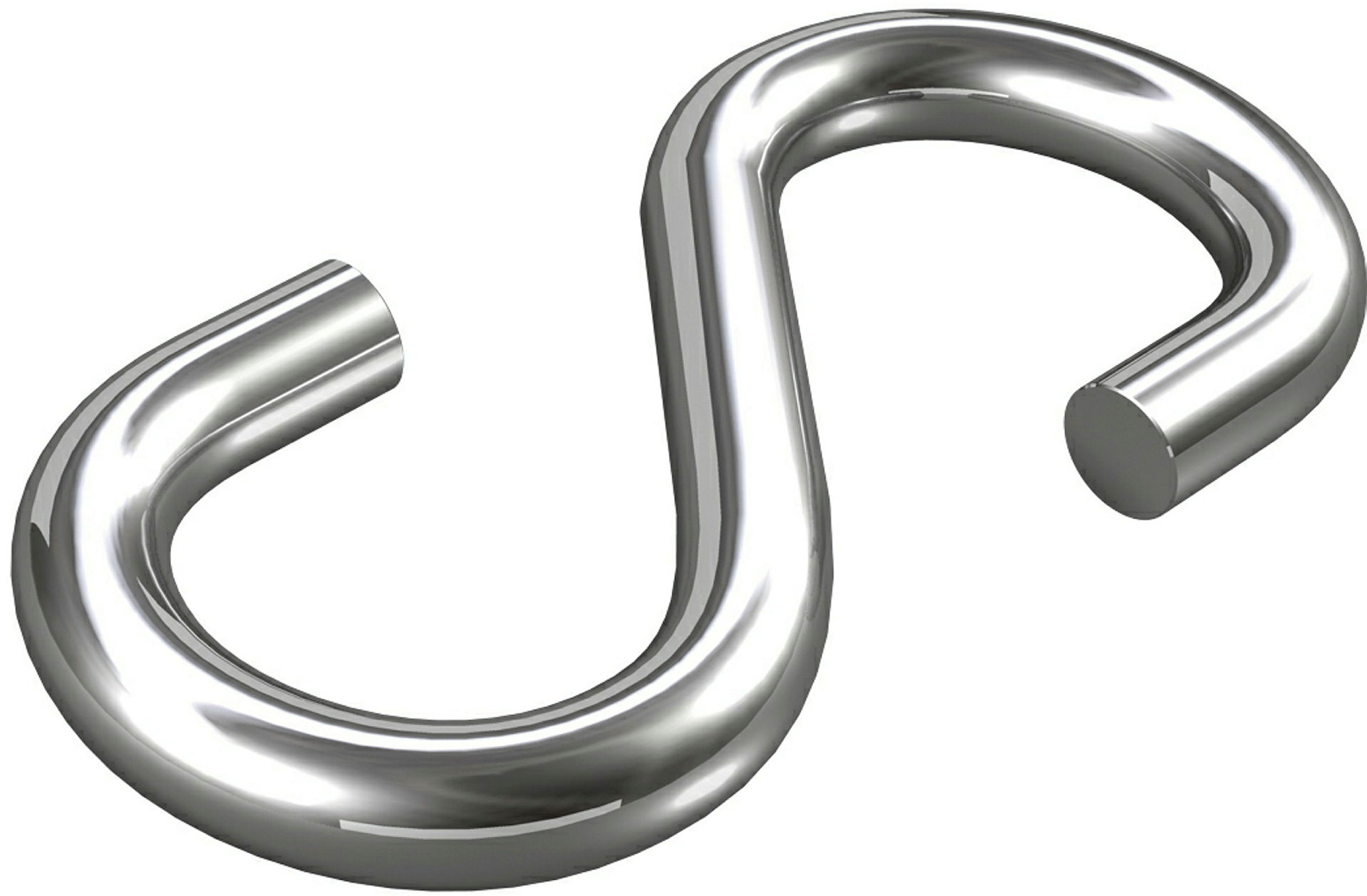 S-Haken aus Edelstahl (SB-Box) 6 mm