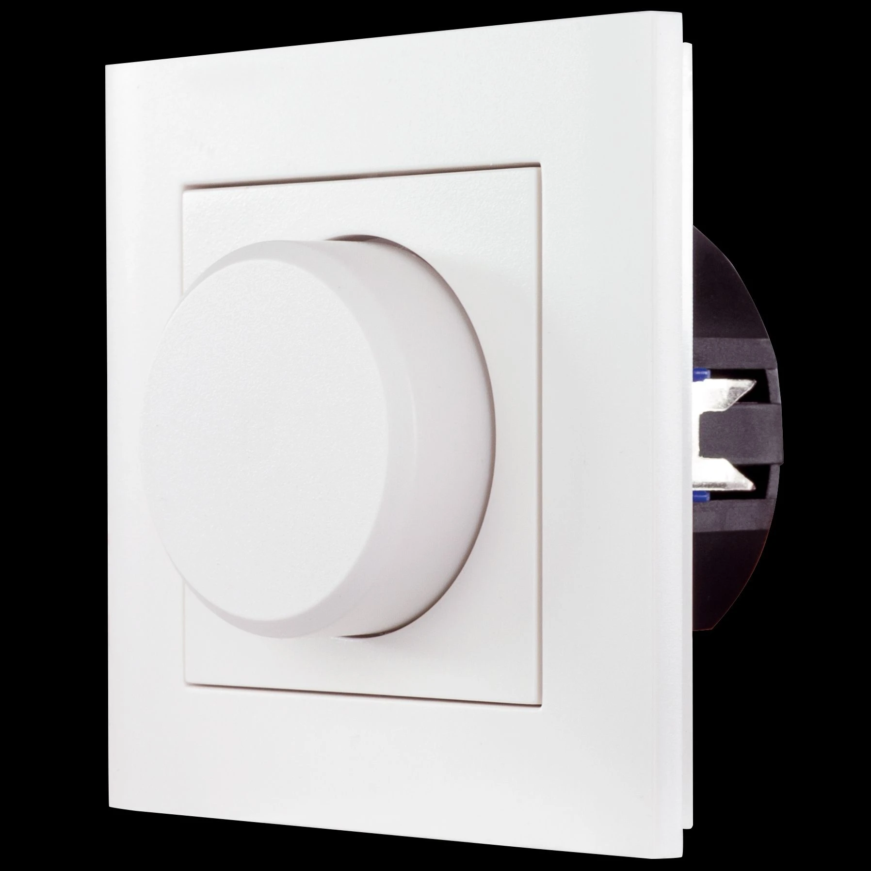 Dimmer Universal Komplettgerät Unterputz mit Rahmen weiß