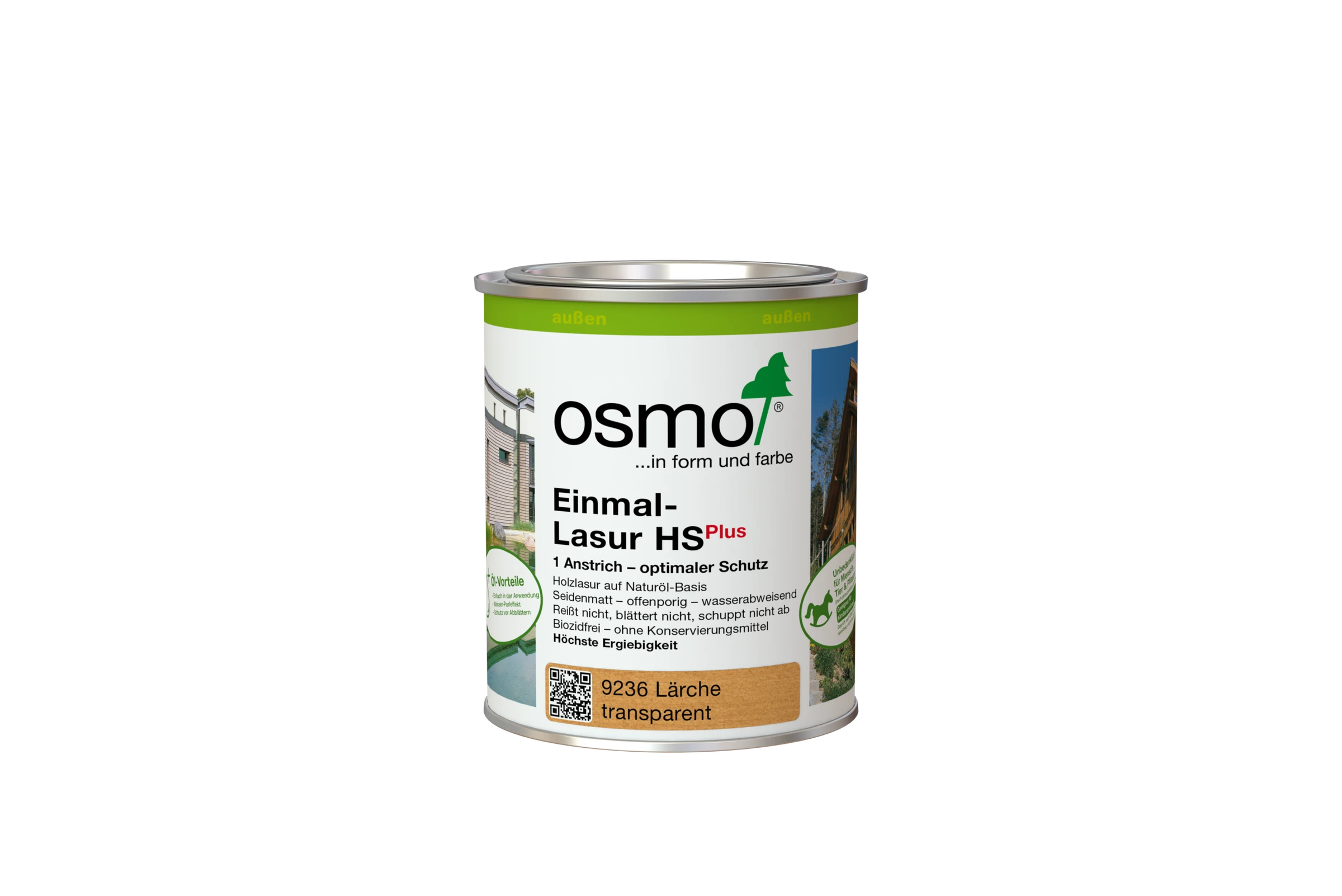 9236 Einmal-Lasur HS Plus Lärche 750 ml