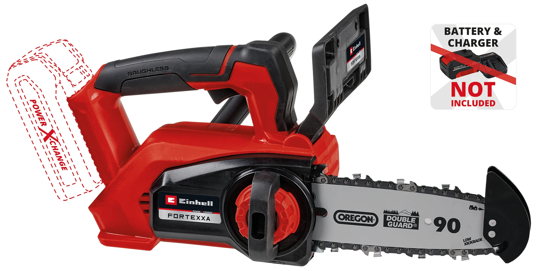 Einhell Professional FORTEXXA 18/20 TH Einhand-Akku-Kettensäge