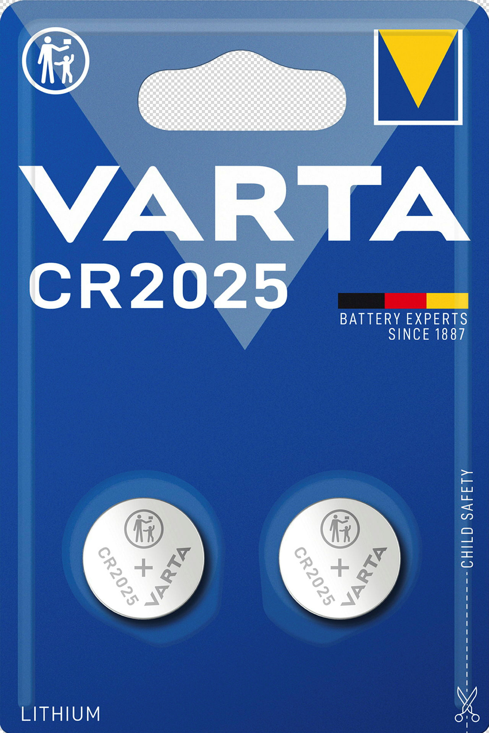 VARTA ELECTRONICS CR2025 Blister 2