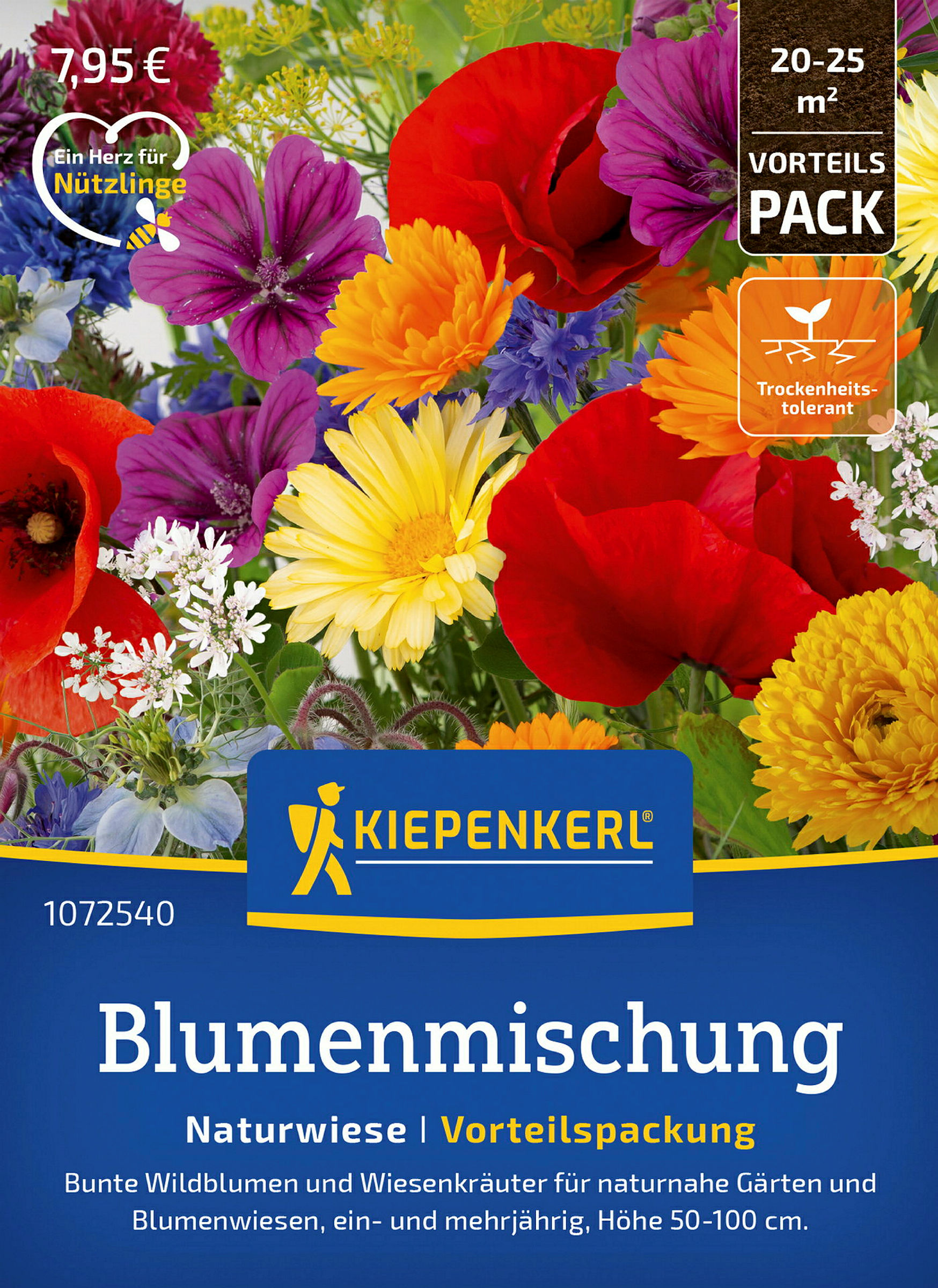 Kiepenkerl Blumenmischung Naturwiese, Vorteilspackung