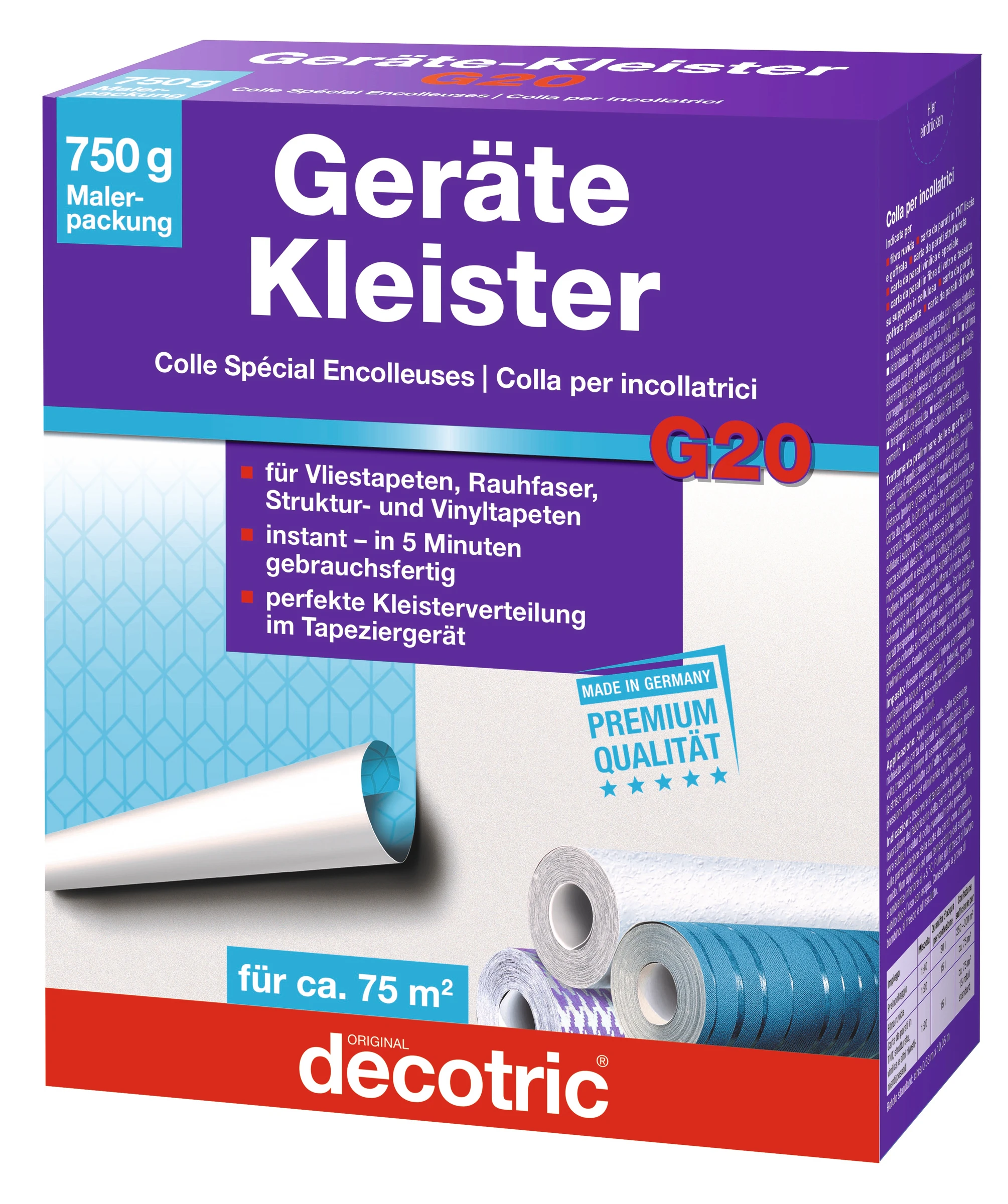 decotric Gerätekleister G20 750 g