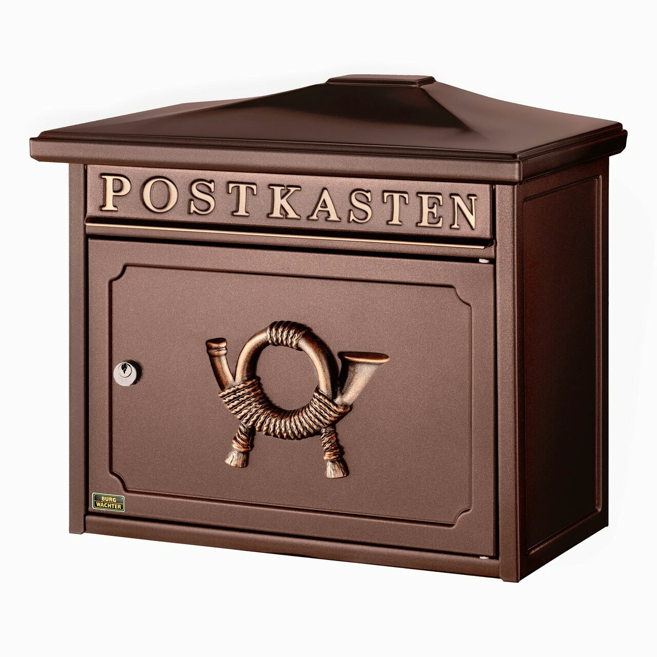 Briefkasten Stahl-lackiert Sylt 1883K kupfer-metallic