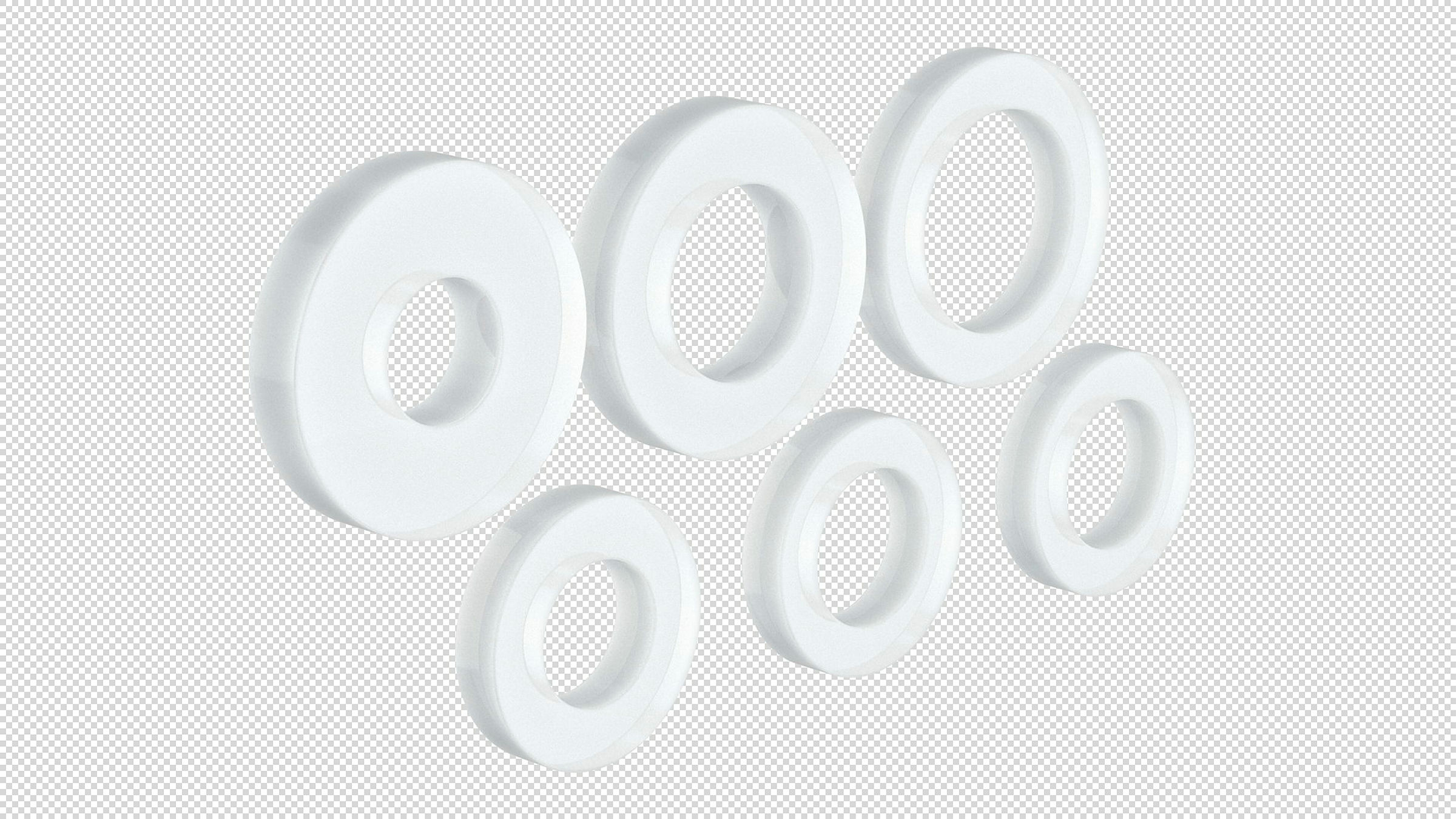 Quetschdichtung-Sortiment, Silikon, für 3/8'' 1/2'' x 8/10/12 mm (6x)