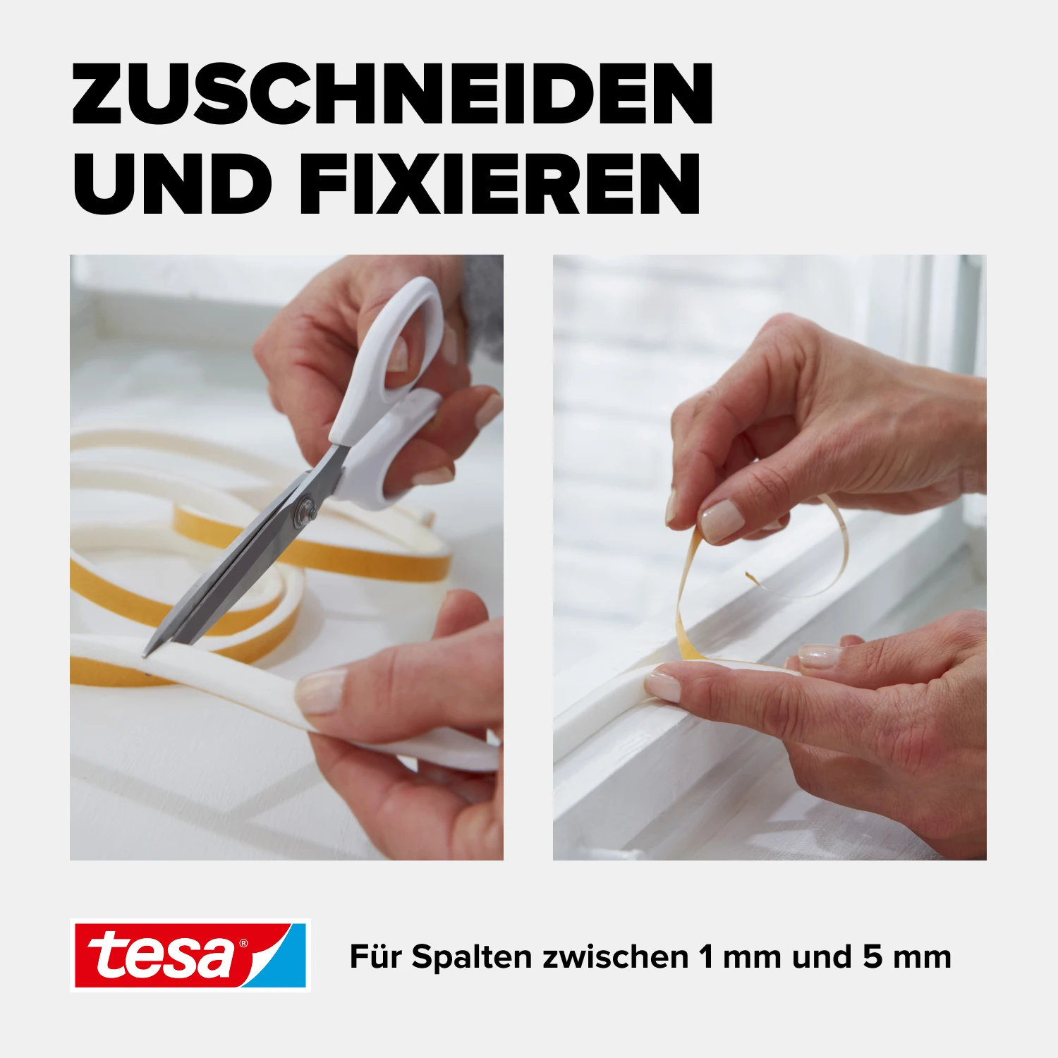 tesa® Insulation Dichtungsband pur weiß, 6 m