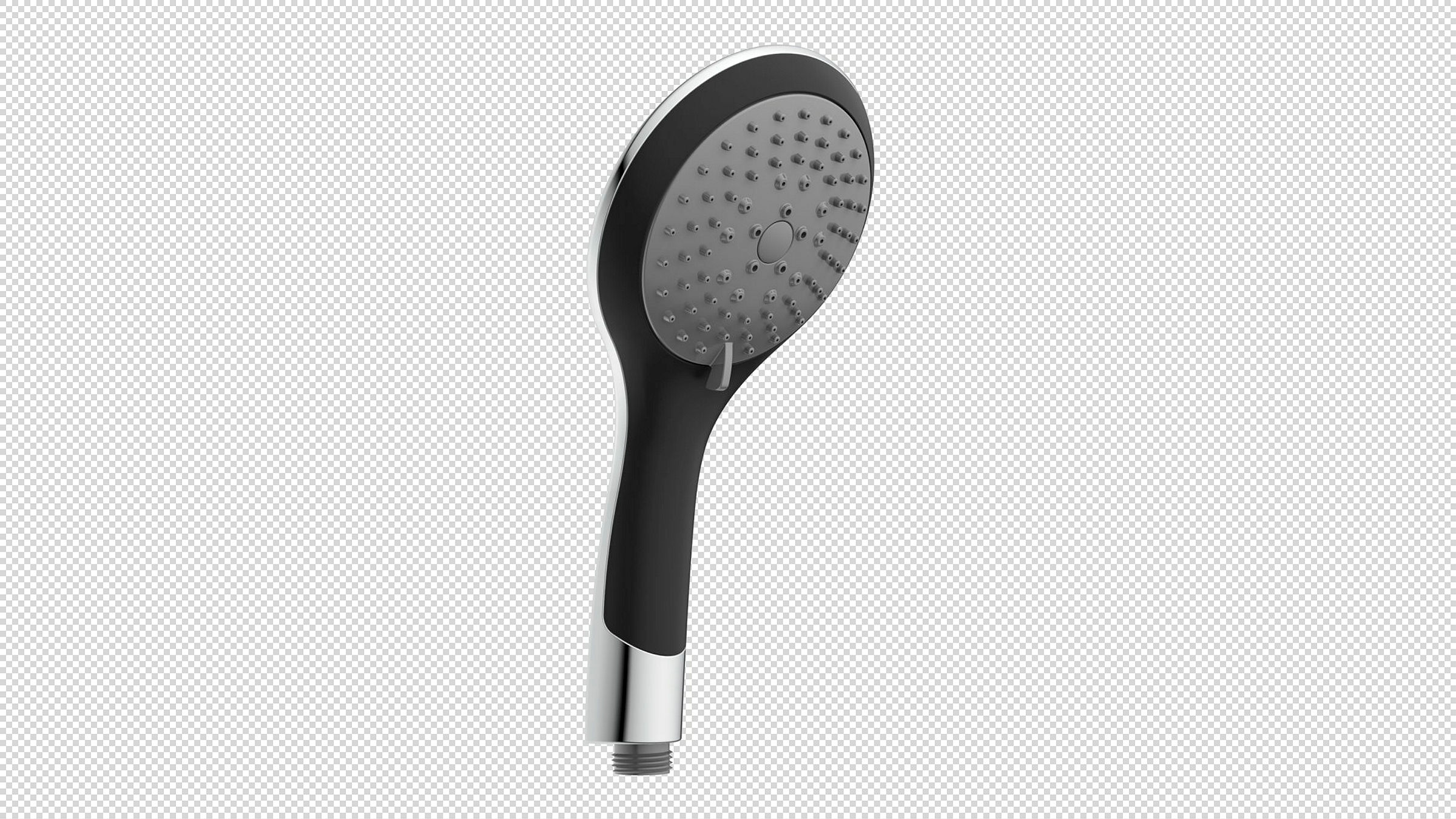 BROADWAY Handbrause, Schwarz/Chrom