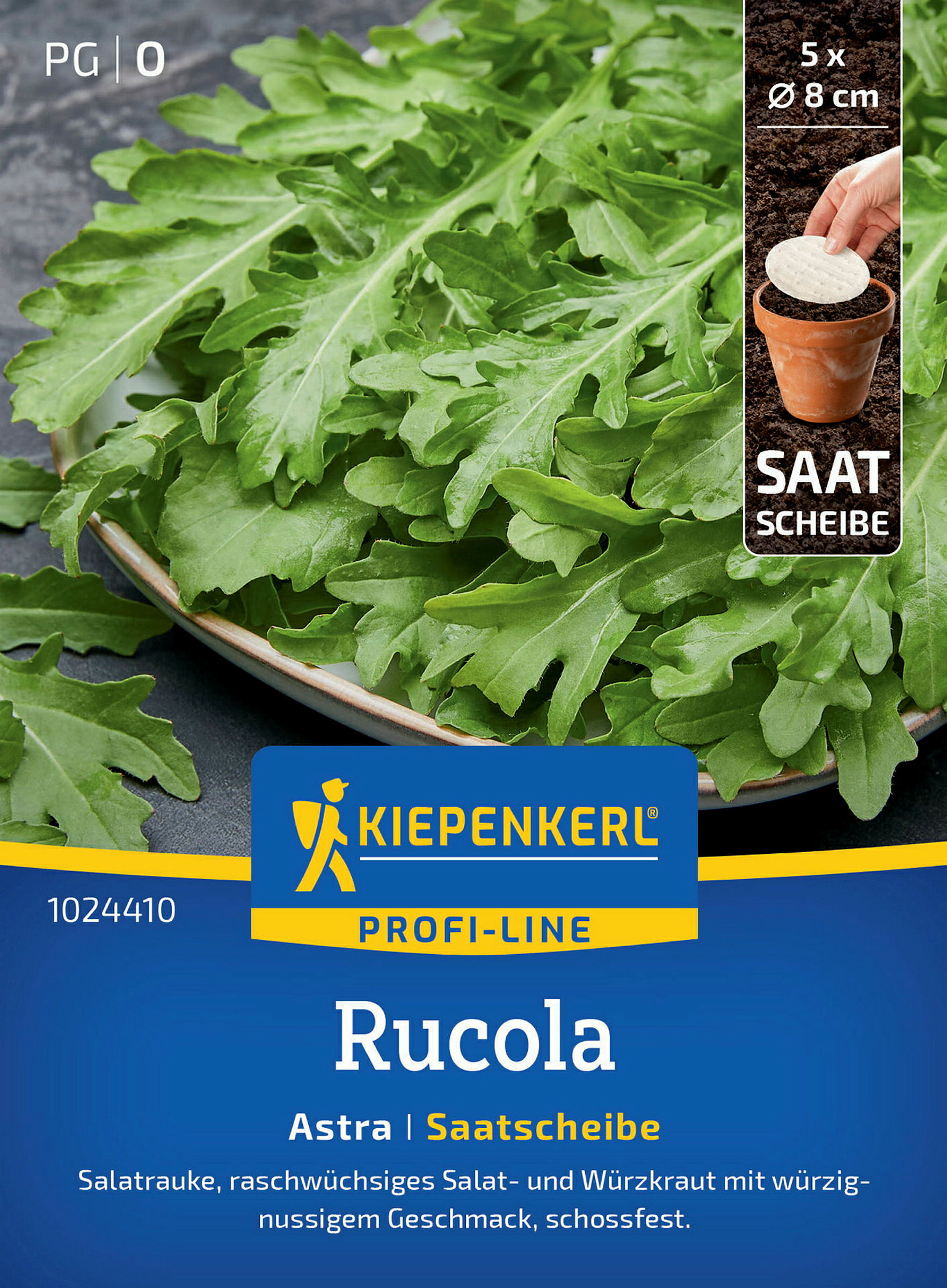 Kiepenkerl Rucola Astra, Saatscheibe