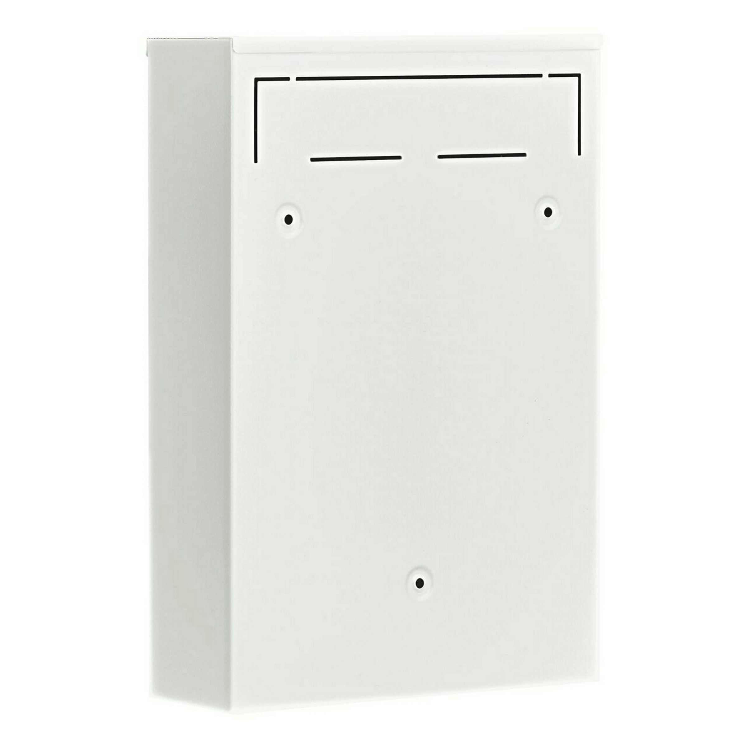 Briefkasten Stahl-lackiert Pocket 5871 W weiss