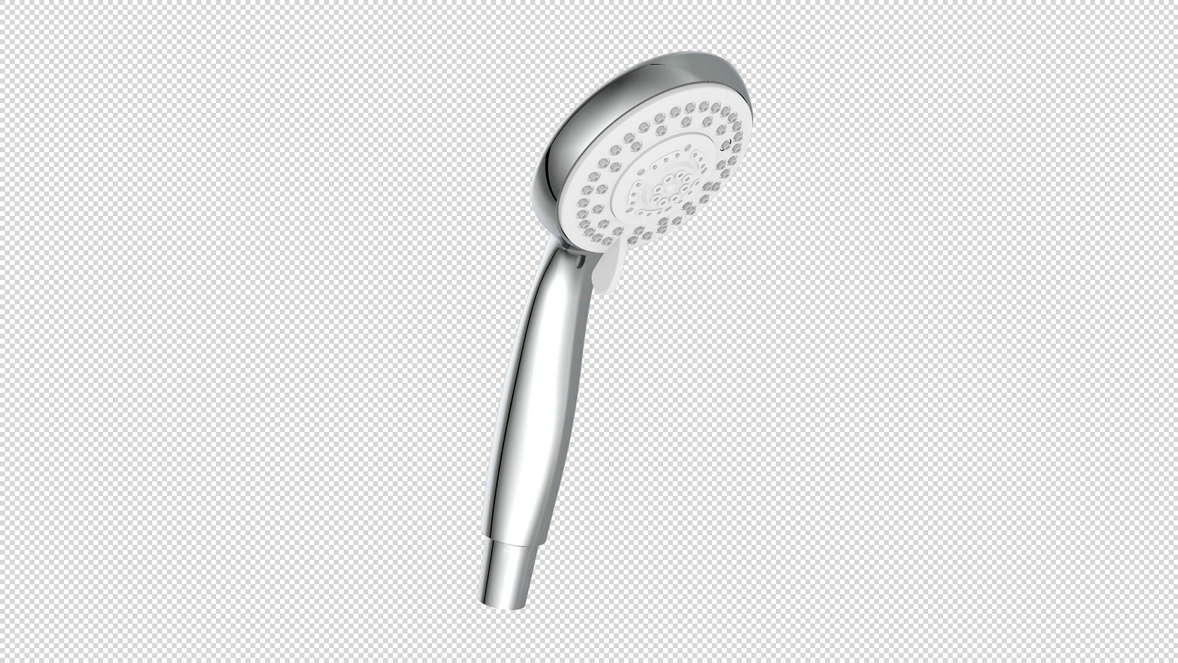 AQUASTAR Überkopfbrause-Set, Chrom/Weiß, mit Ablage