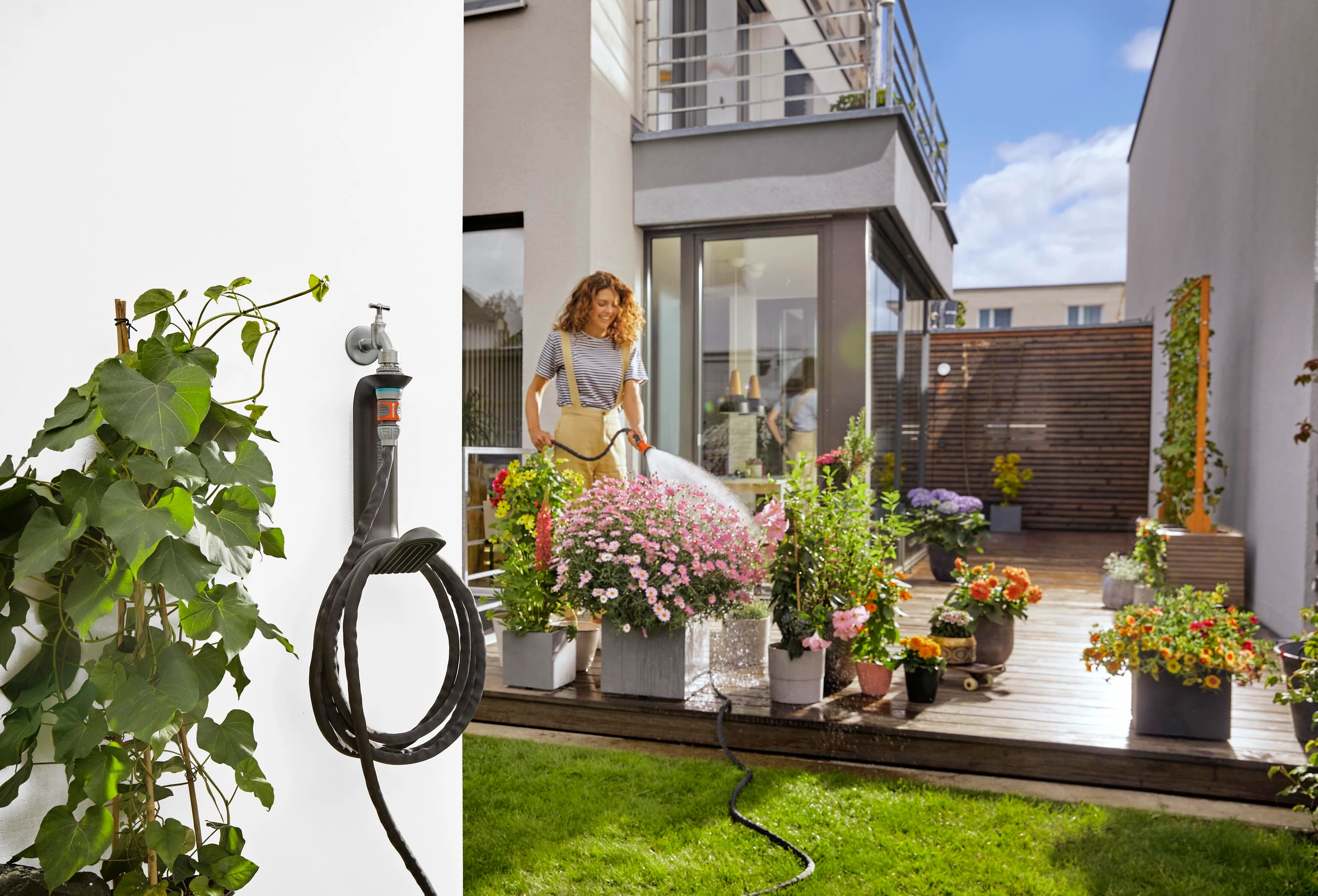 GARDENA Liano'' Schlauchaufbewahrung TapFix
