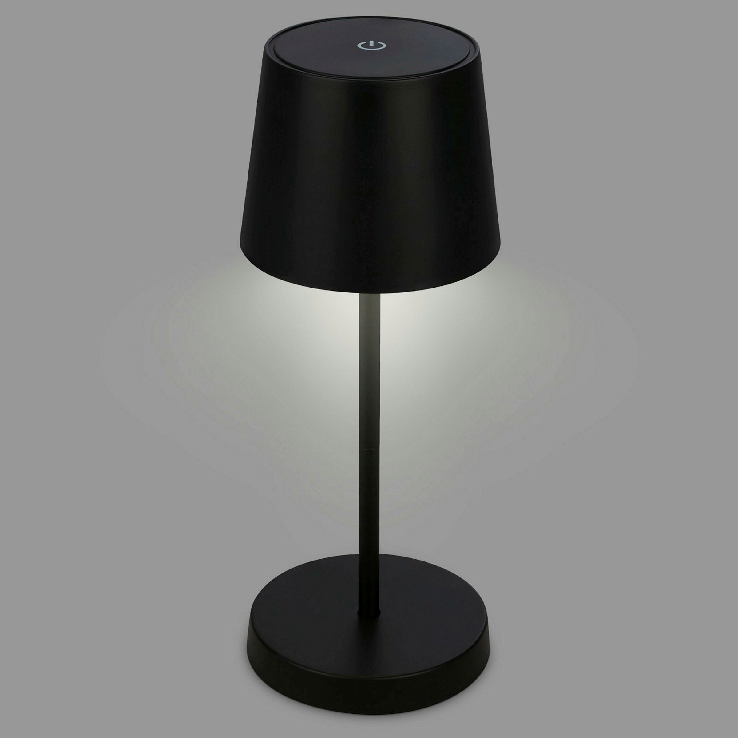 Akku LED Tischleuchte, Schwarz, 1xLED-Modul/2,6W