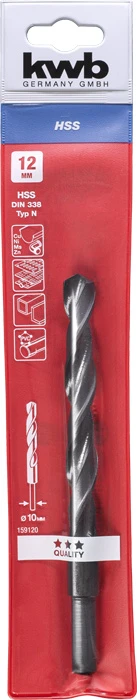 HSS Spiralbohrer abgedreht D12.0mm