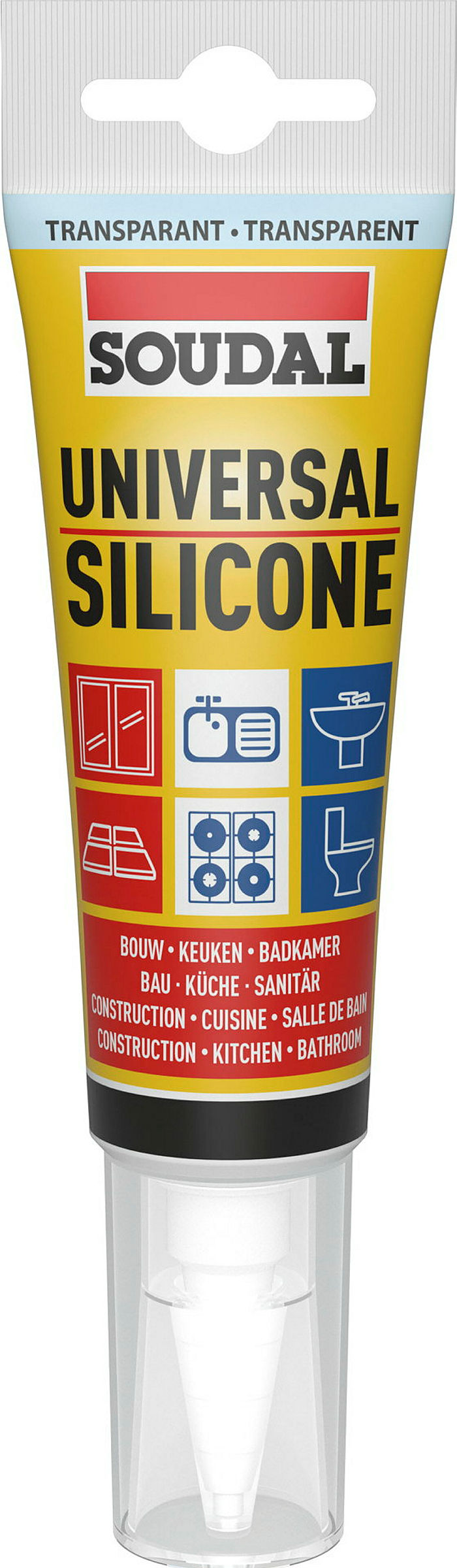 Soudal Universal-Silikon vielseitiger Dichtstoff für Bau & Sanitär