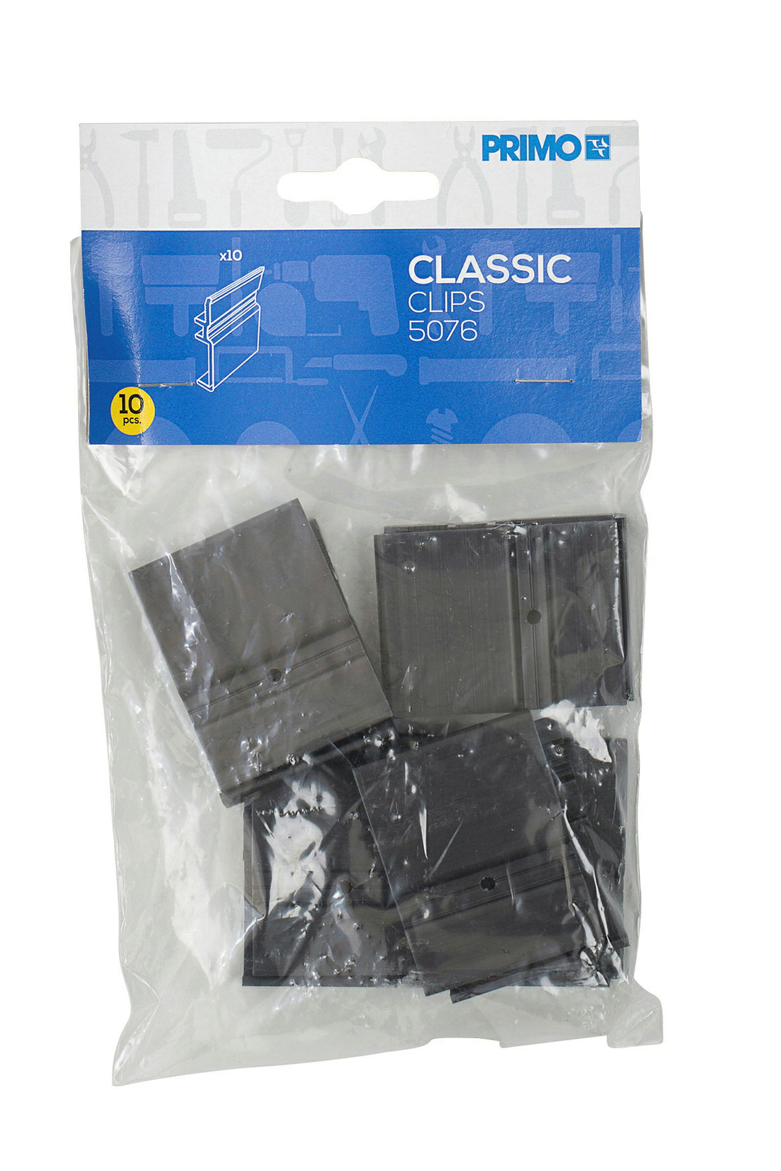 Classic # 5076 Clips, 10 St., schwarz
