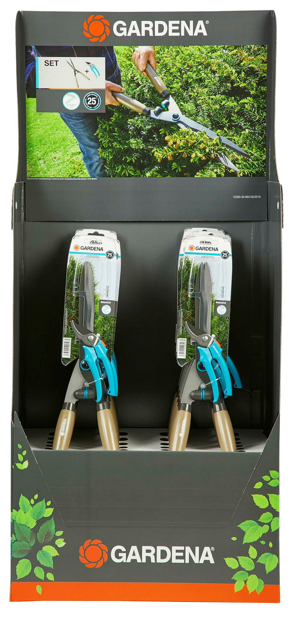GARDENA Heckenschere NatureCut mit Gartenschere
