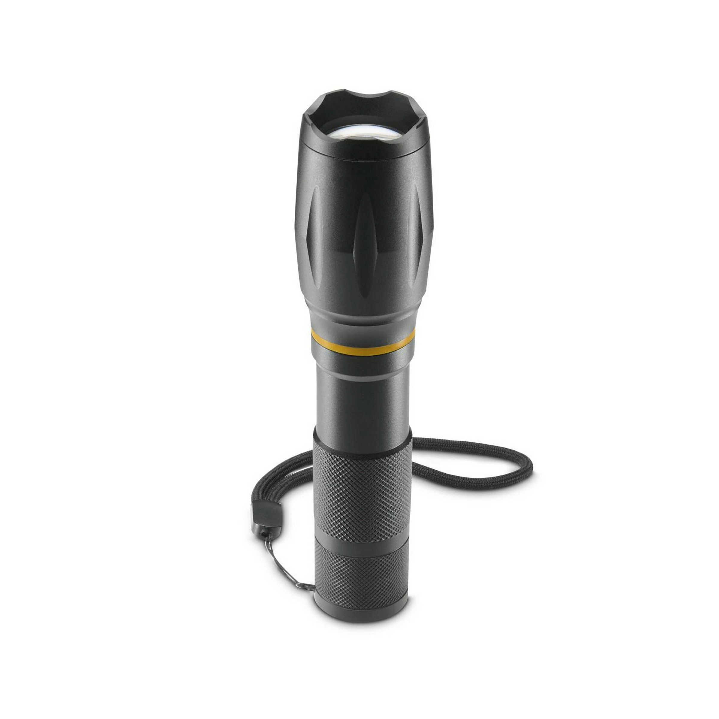 Hama LED-Taschenlampe ''W200'', Batterien, Zoom, COB, Aluminium, 3 Modi