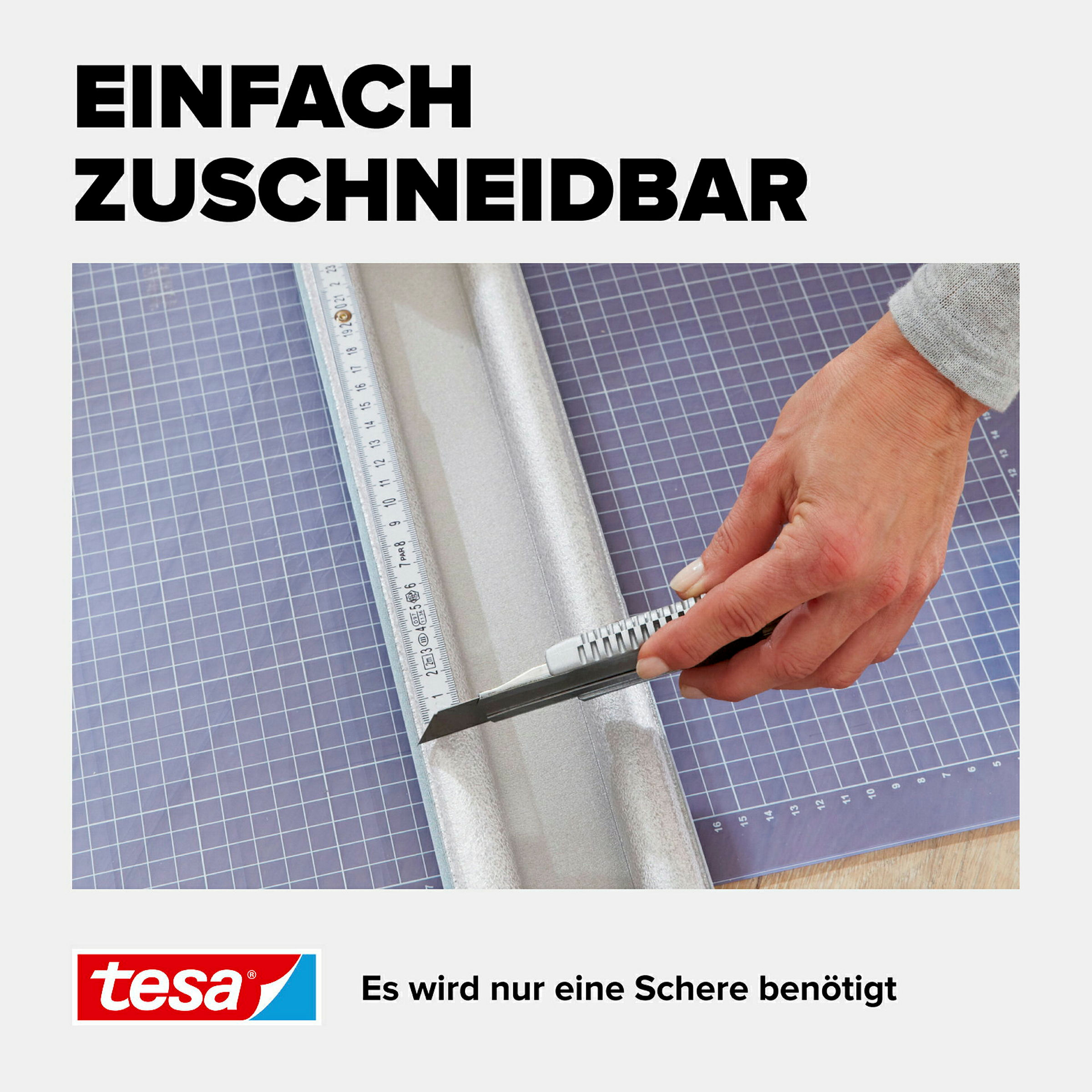tesamoll®l® Türbodendoppeldichtung weiss, 95cm:25mm