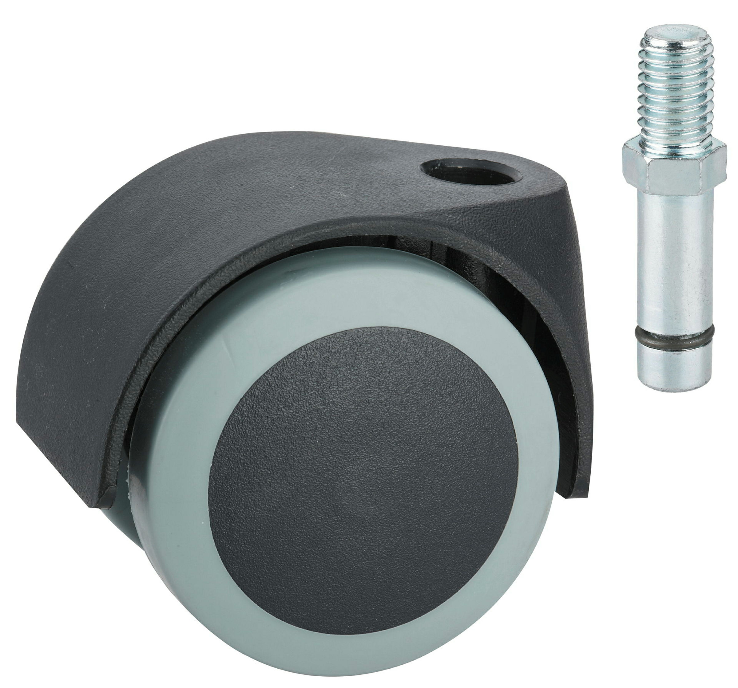 Stuhlrolle EN 12529 für empfindliche Böden, TPE, 50 mm, Tragkr. 40 kg
