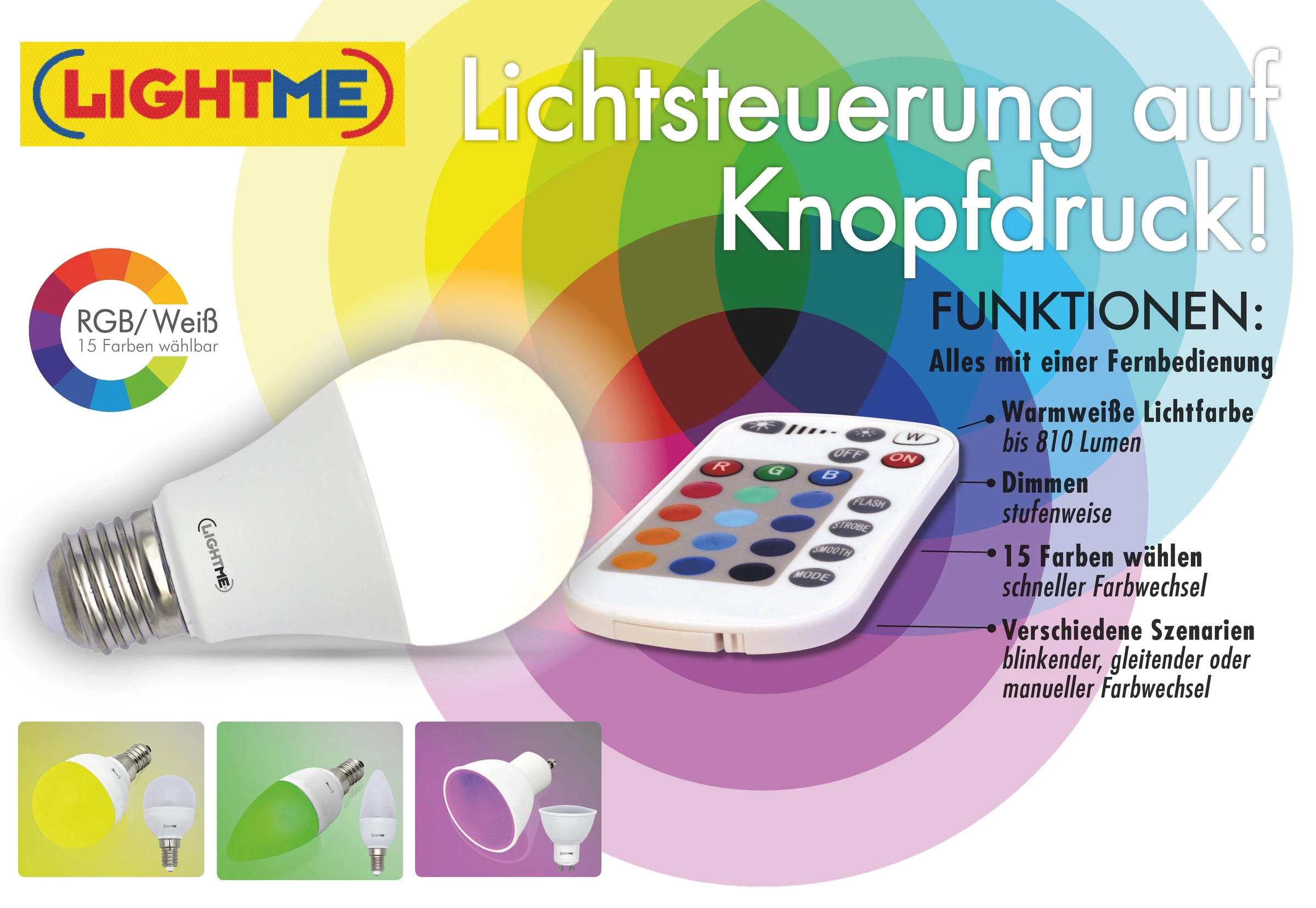 LED RGB+W A65 10W-810lm-