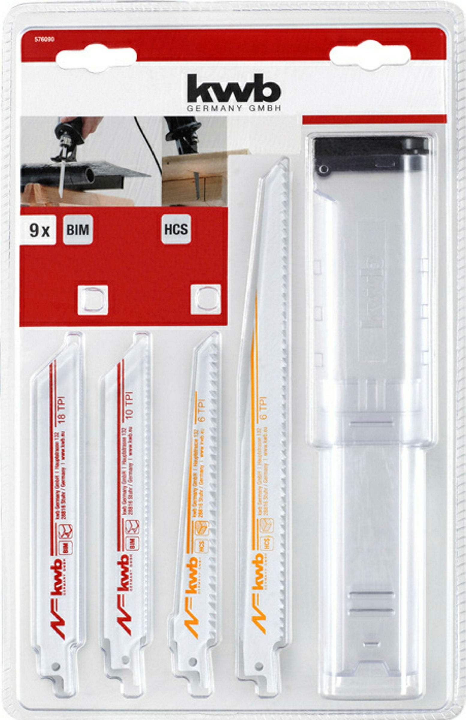 Säbelsägeblätter-Set, 9-tlg.