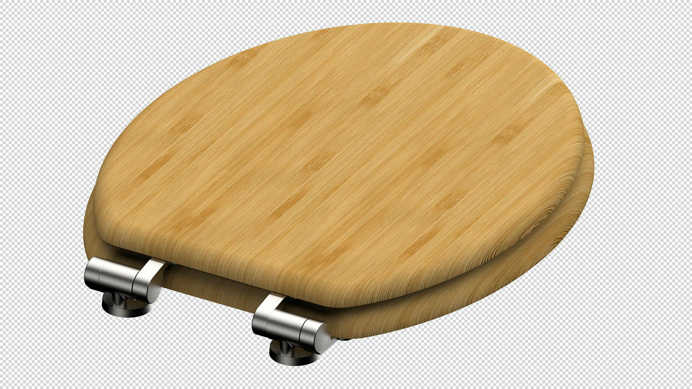 WC-Sitz NATURAL BAMBOO, Bambus, mit Absenkautomatik