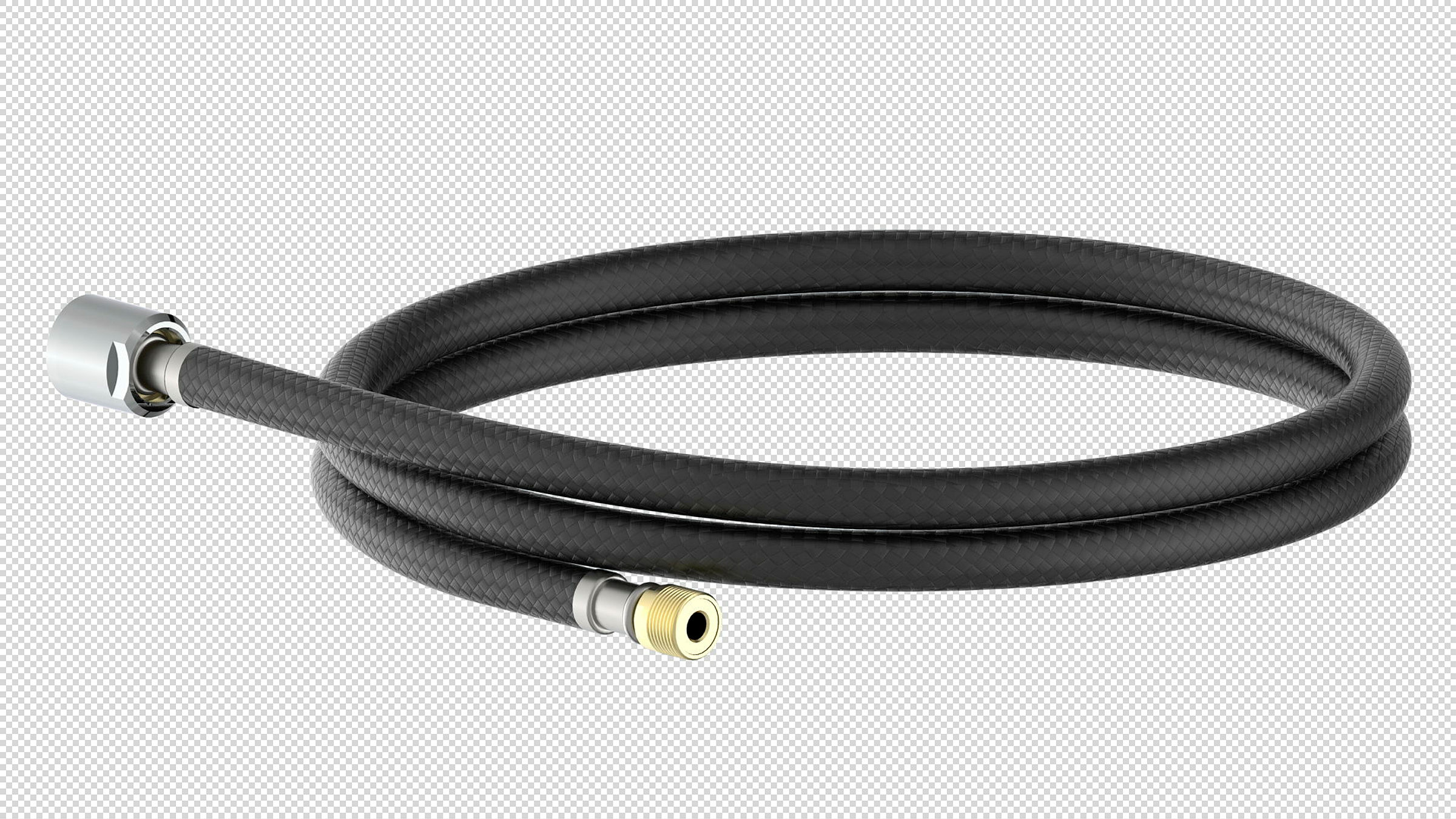 Geschirrbrauseschlauch, Schwarz, 150 cm, 1/2'' x M15AG