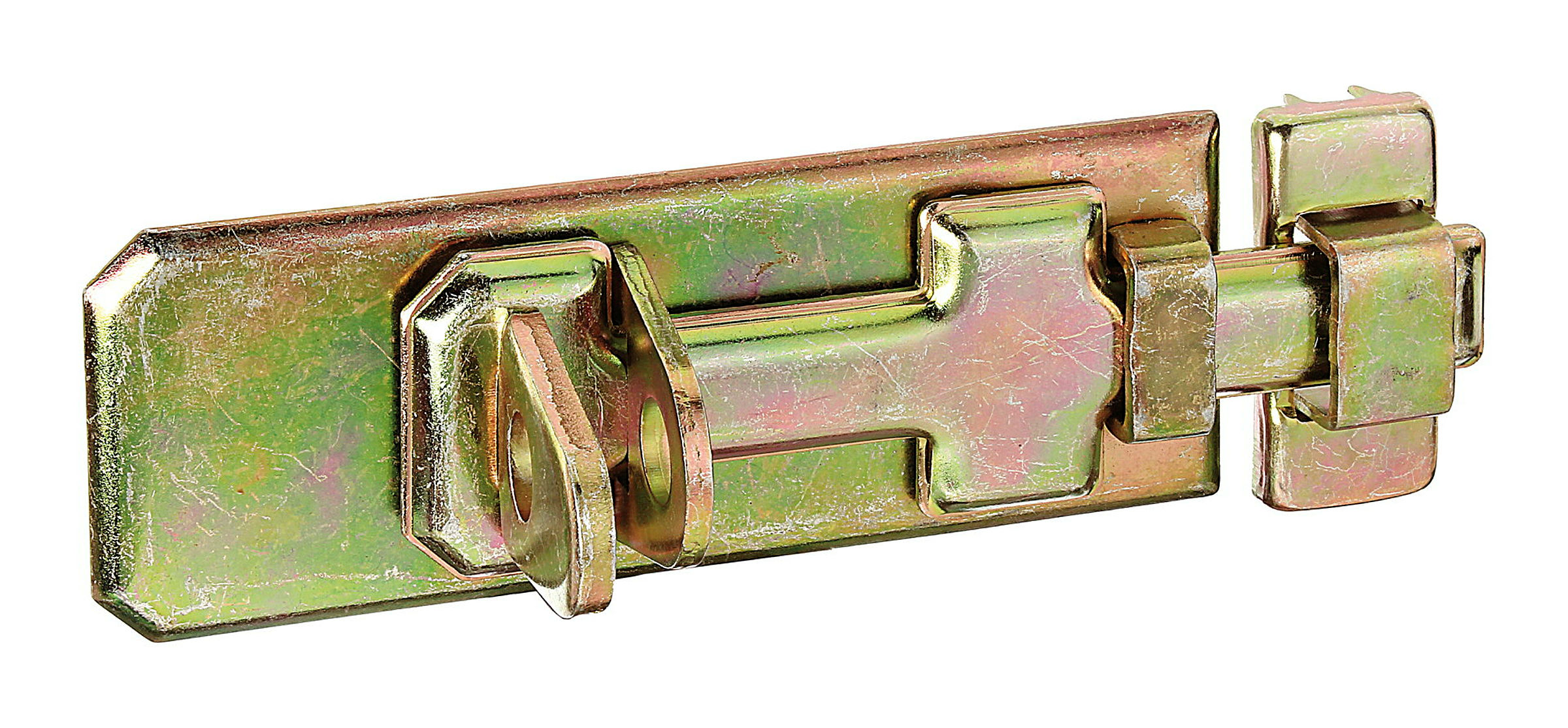 Sicherheits-Schlossriegel mit flachem Griff 80x35 verzinkt