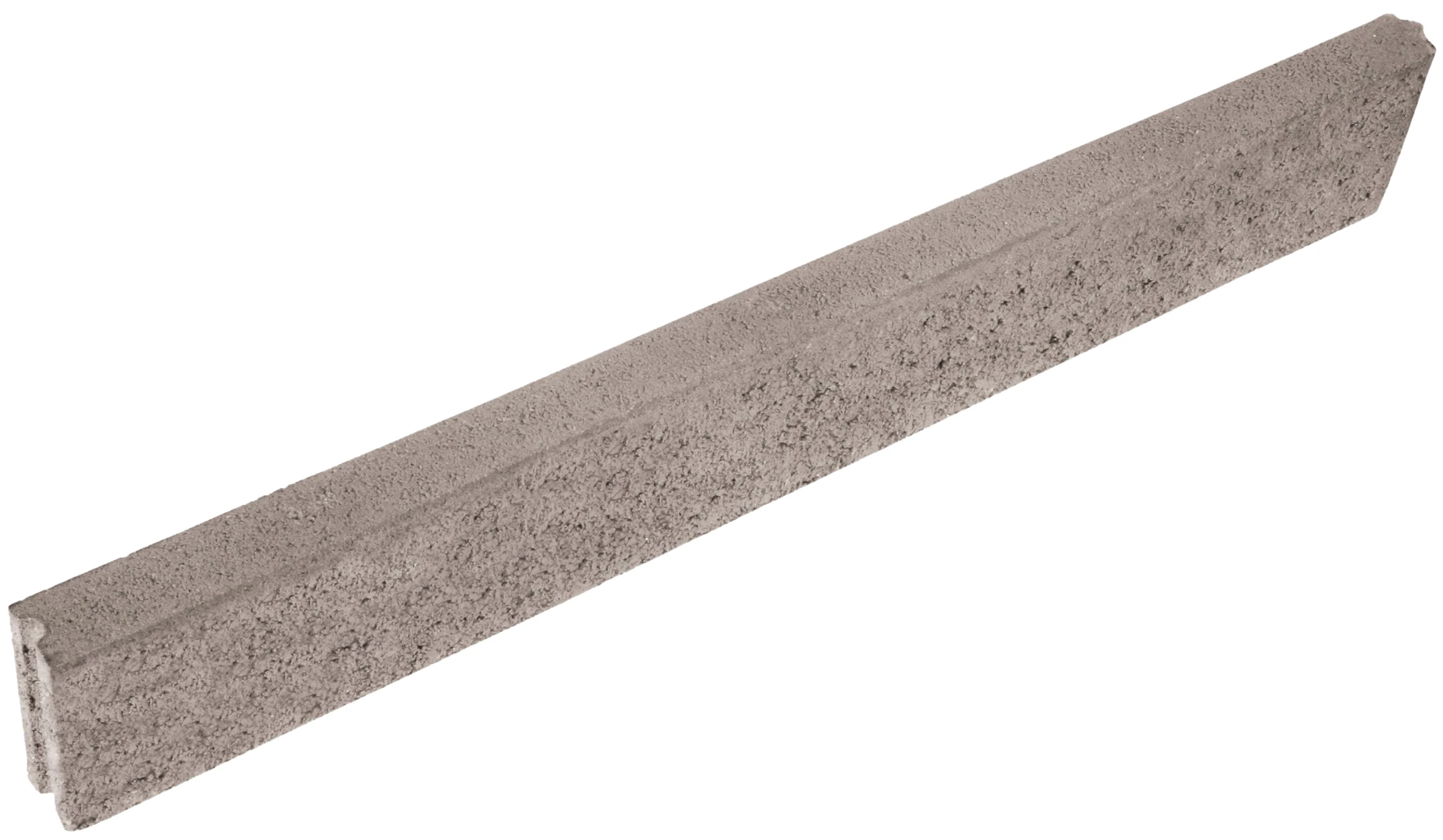 Rasenkante 5 / 15 / 100 cm mit Nut und Feder grau