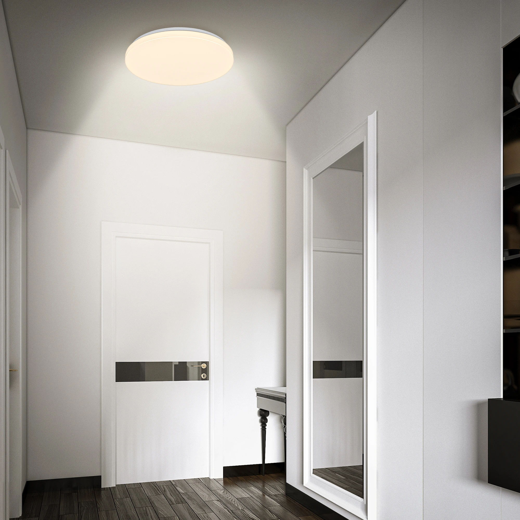 WALK LED ceiling light,sensor,Weiß, LED/13W, IP54