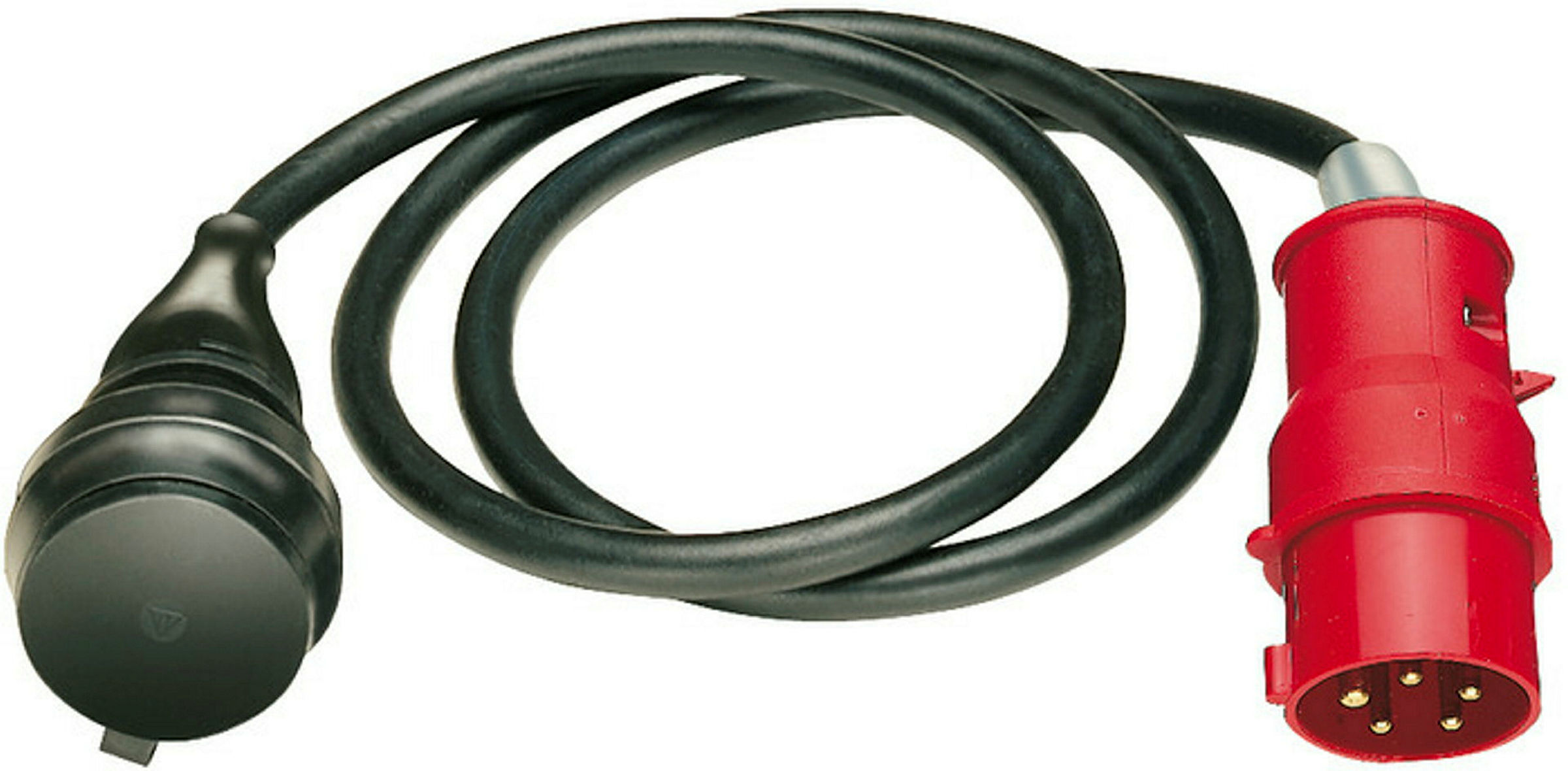 Adapter-Leitung 1.5m H07RN-F3G1.5 Stecker CEE400V/16A - Schuko Kuppl.