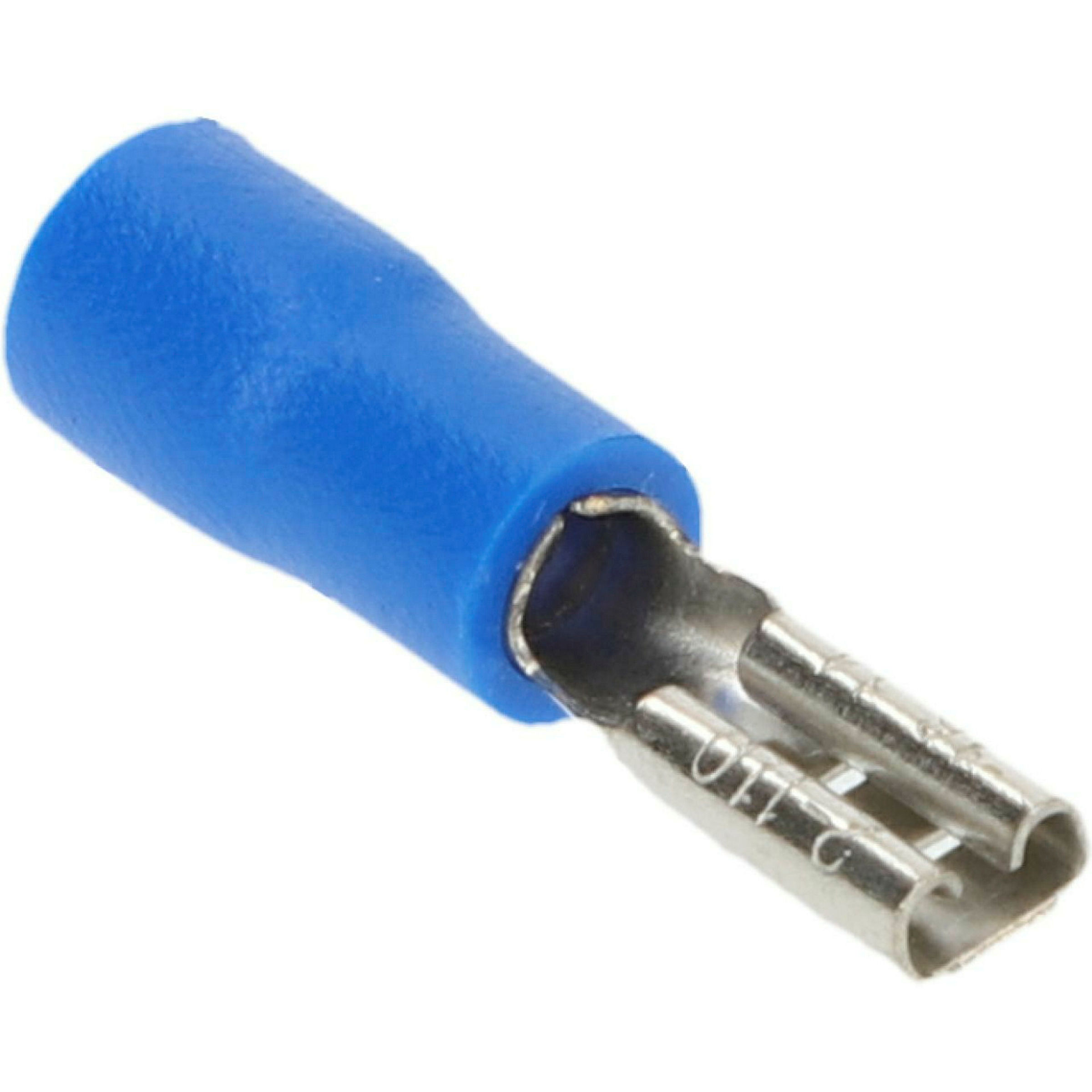 Flachsteckhülsen bl, 2,8mm, 20x