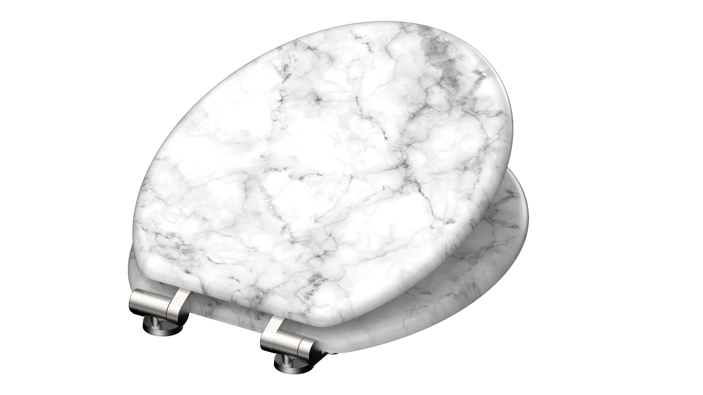MDF WC-Sitz MARMOR STONE, mit Absenkautomatik