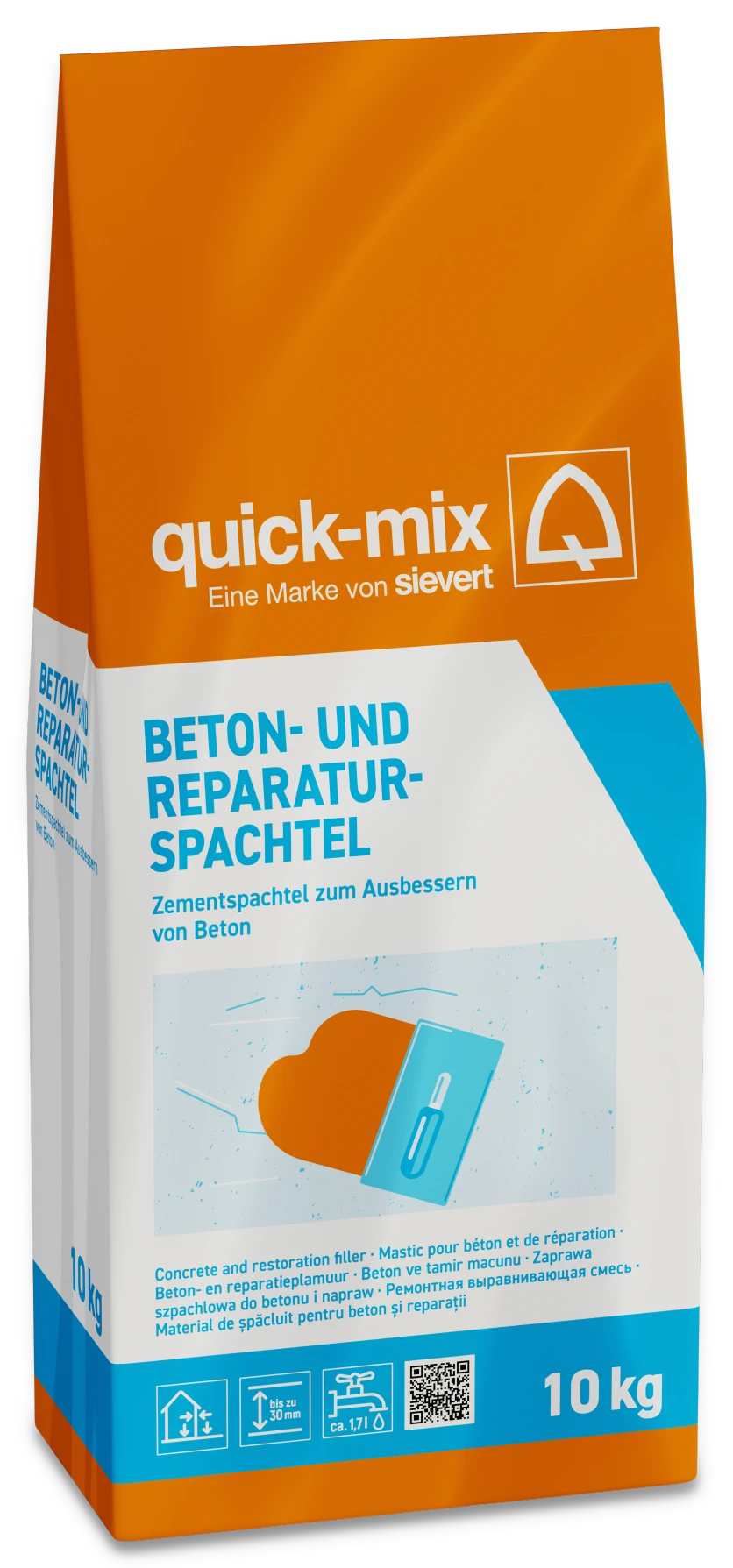 quick-mix Beton u Reparaturspachtel 10 kg