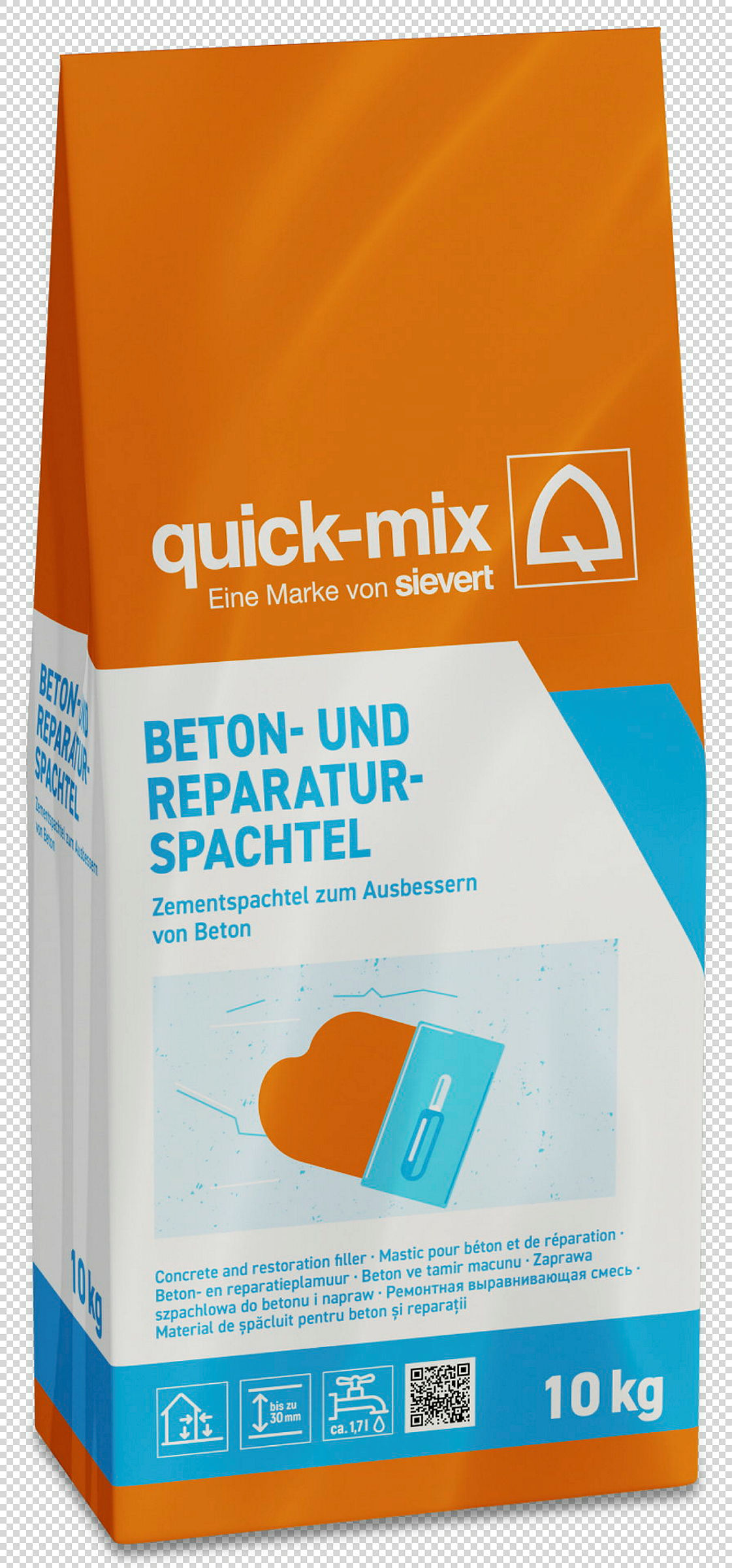 quick-mix Beton u Reparaturspachtel 10 kg