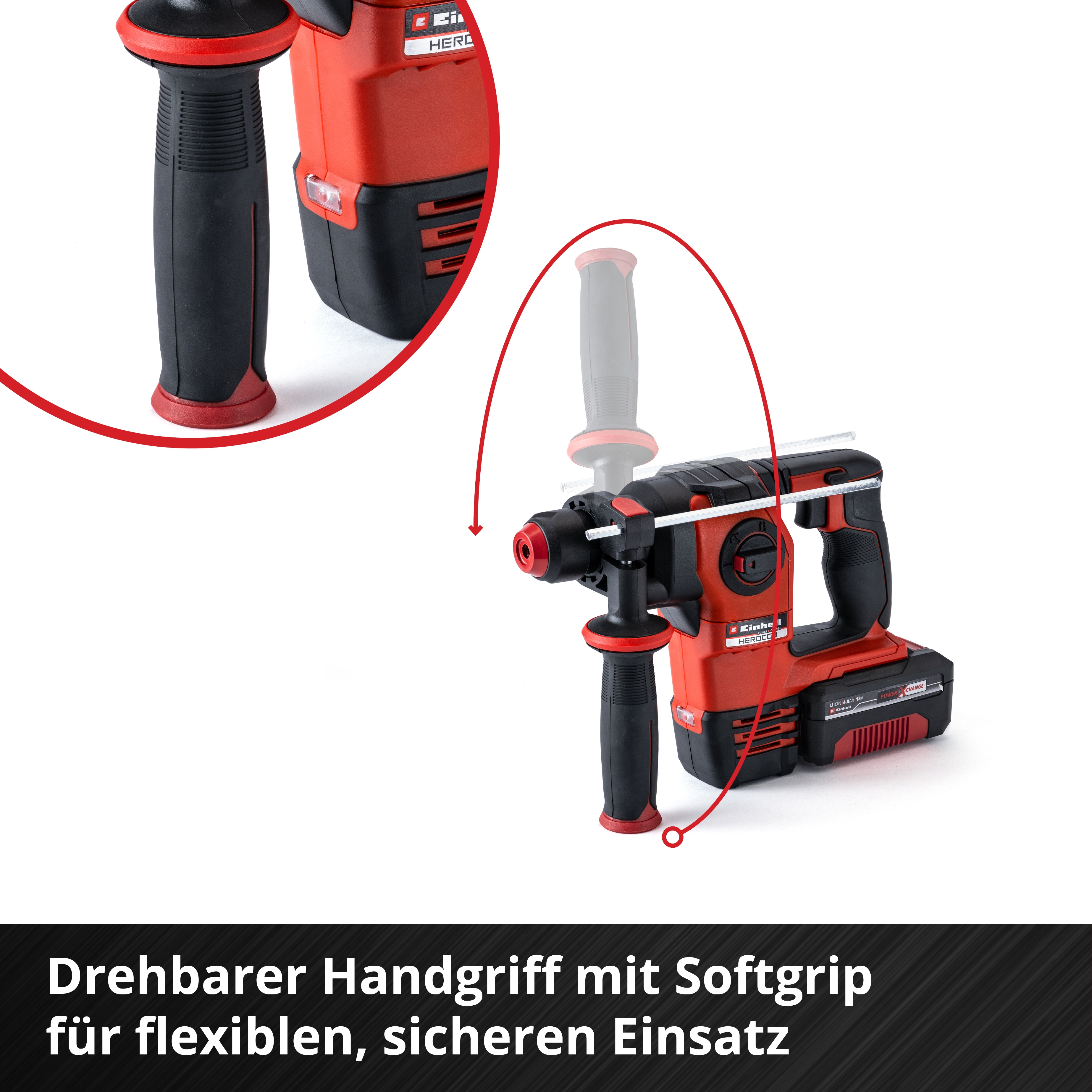 Einhell Professional HEROCCO 18/20 Akku-Bohrhammer