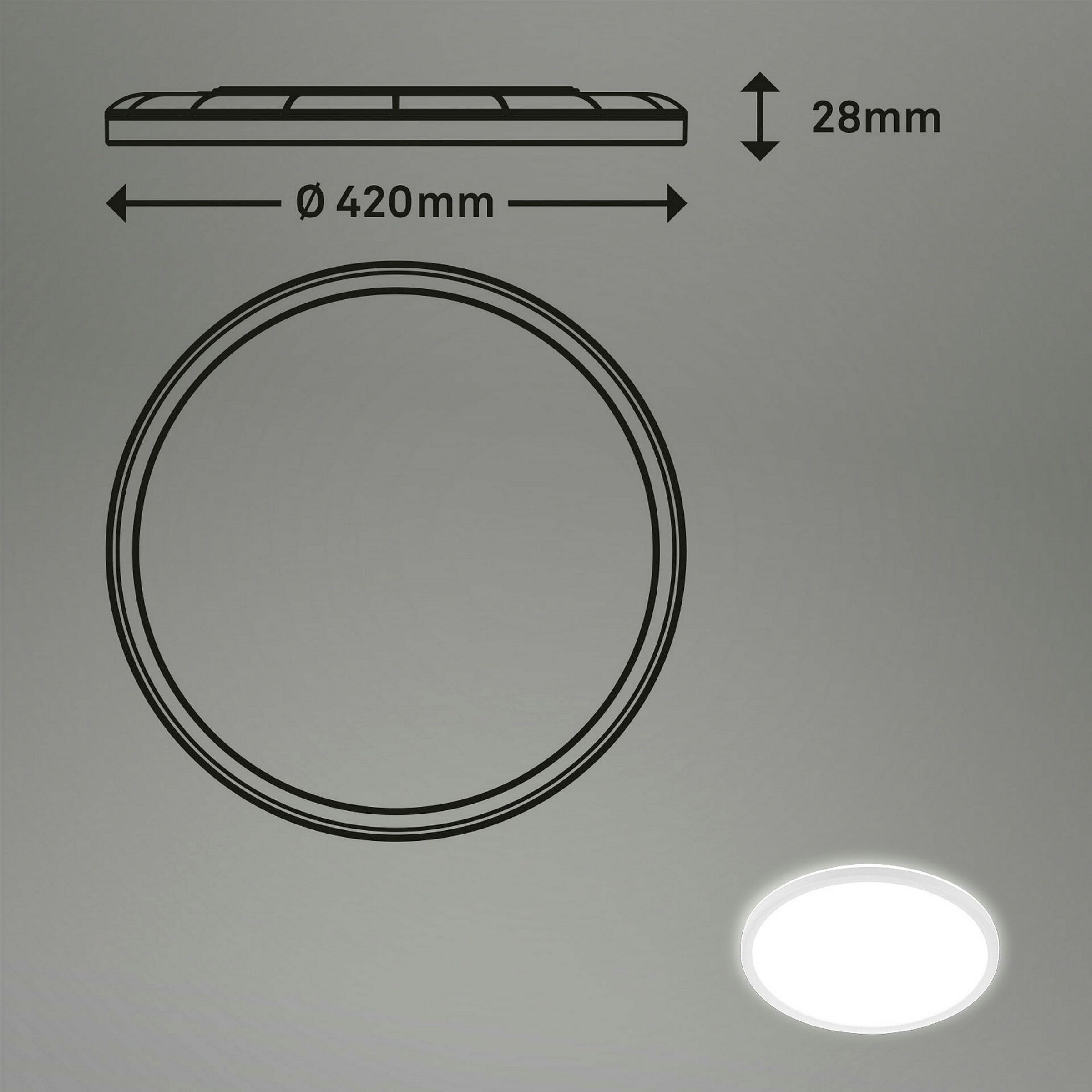 Ultraflaches LED Panel mit LED Backlight