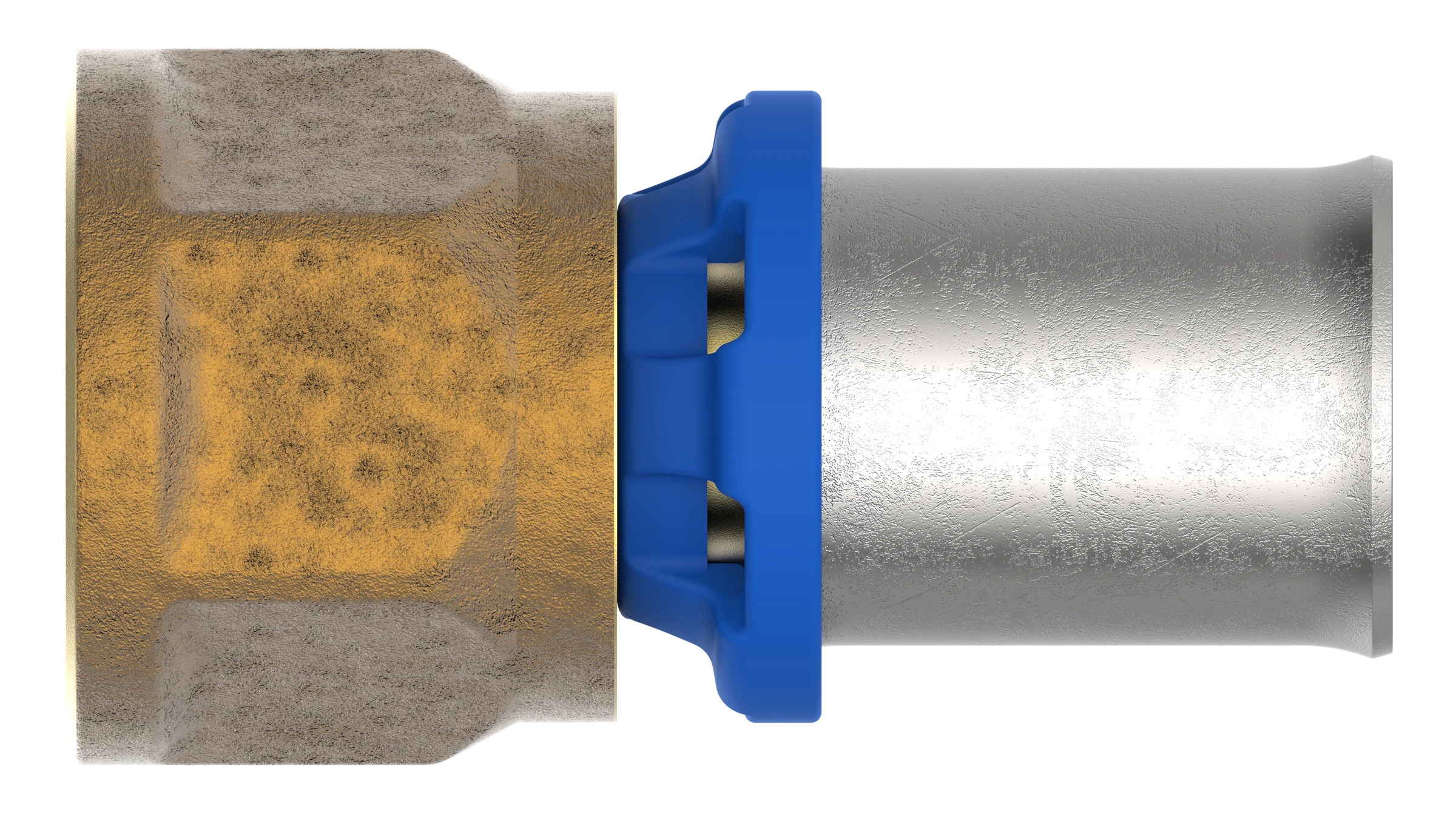 MS Übergangsstück, blank, 26 mm x 1''IG, Pressfitting für MSVR