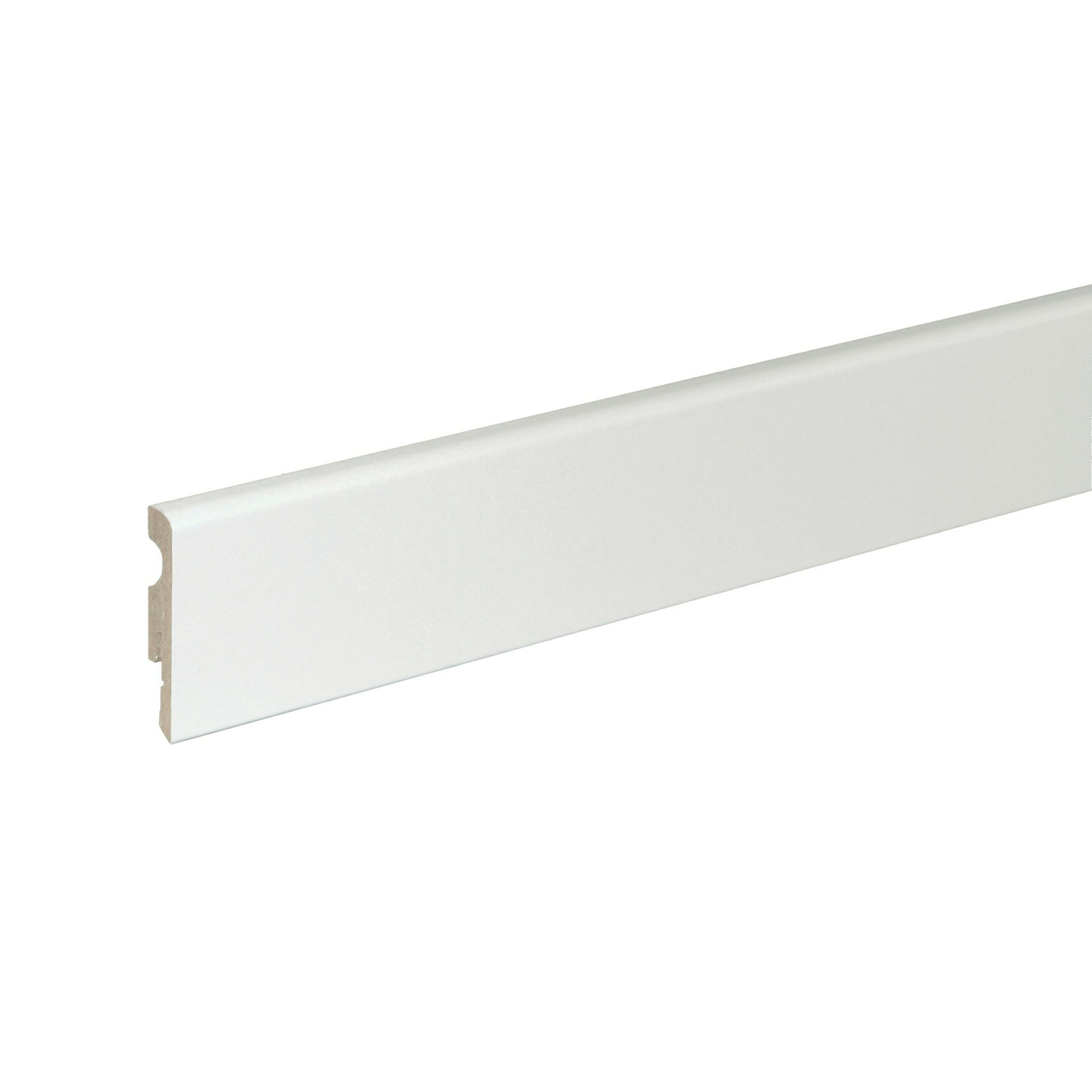 UMA Sockelleiste Weiß 10x58 mm, 240 cm