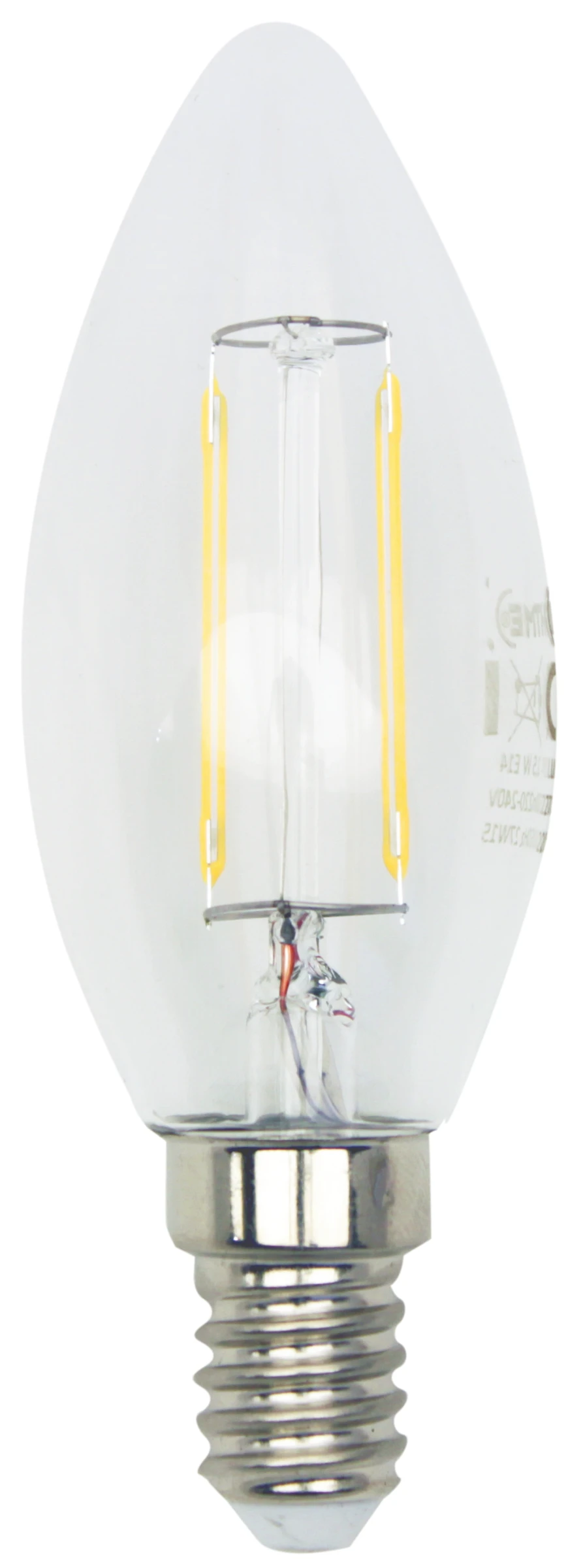 LED Dim. Fil. Candle C35 4W-470lm-E14/827